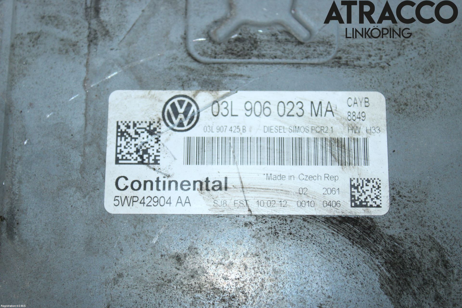 Volkswagen VW POLO 10-17 Styreenhet Dieselpumpe