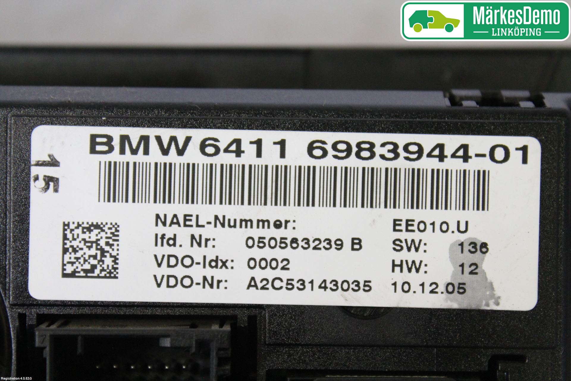 BMW 3 E90/91 SED/TOU 05-12 Varme Ac Betjening-Display