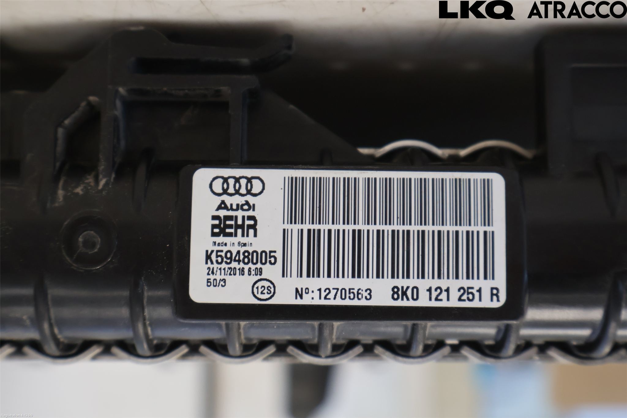 Audi A4/S4 08-11 Radiator Manuell