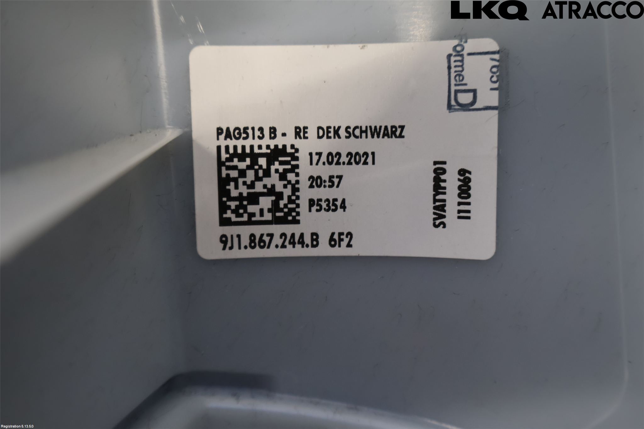 Porsche TAYCAN 20- Innr Deksel A-B-C Stolpe