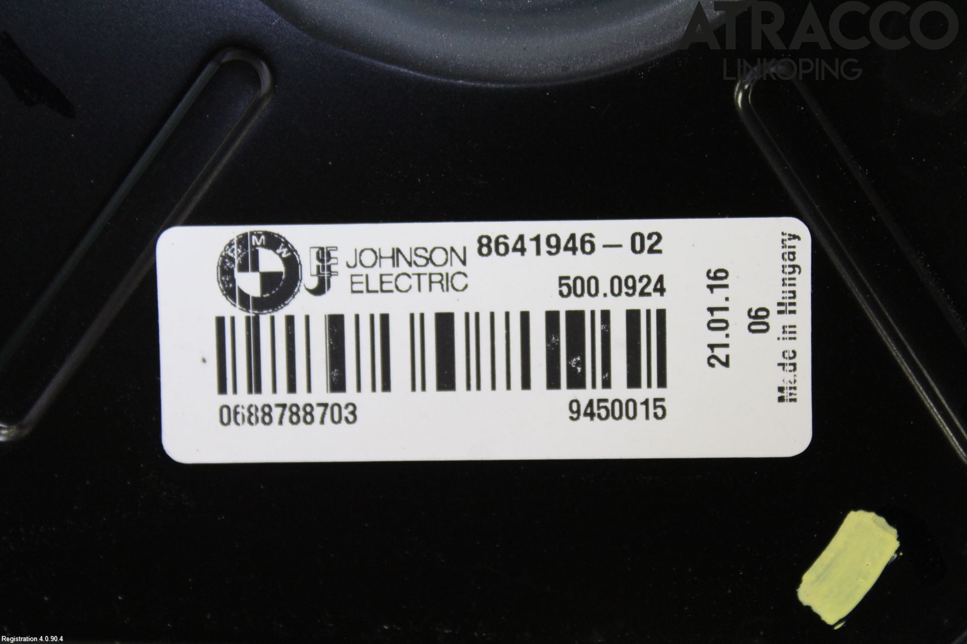 BMW 3 F30/F31/F80 12-19 Kjølevifte Elektrisk