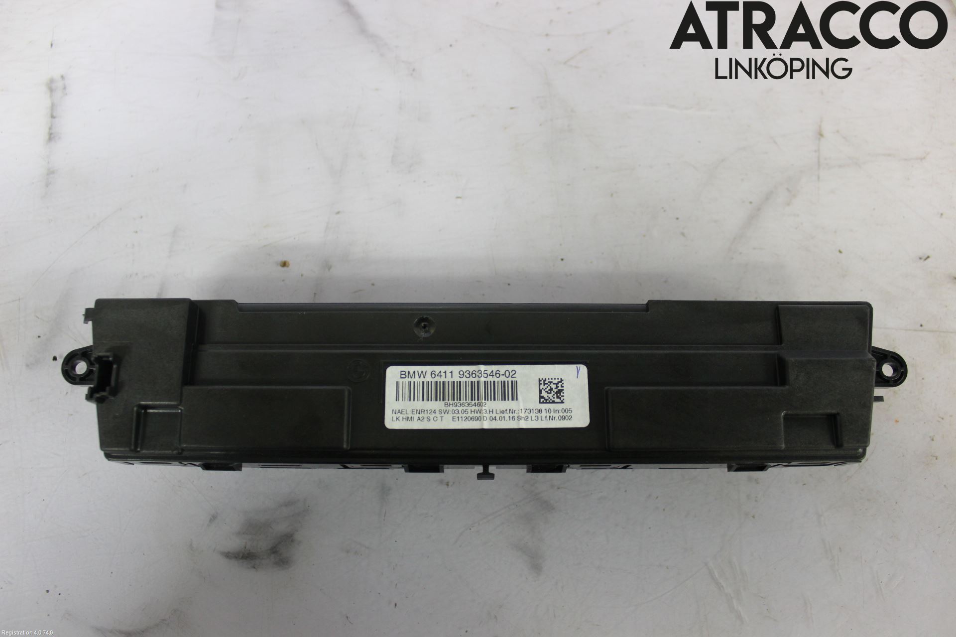 BMW 3 F30/F31/F80 12-19 Varme Ac Betjening-Display