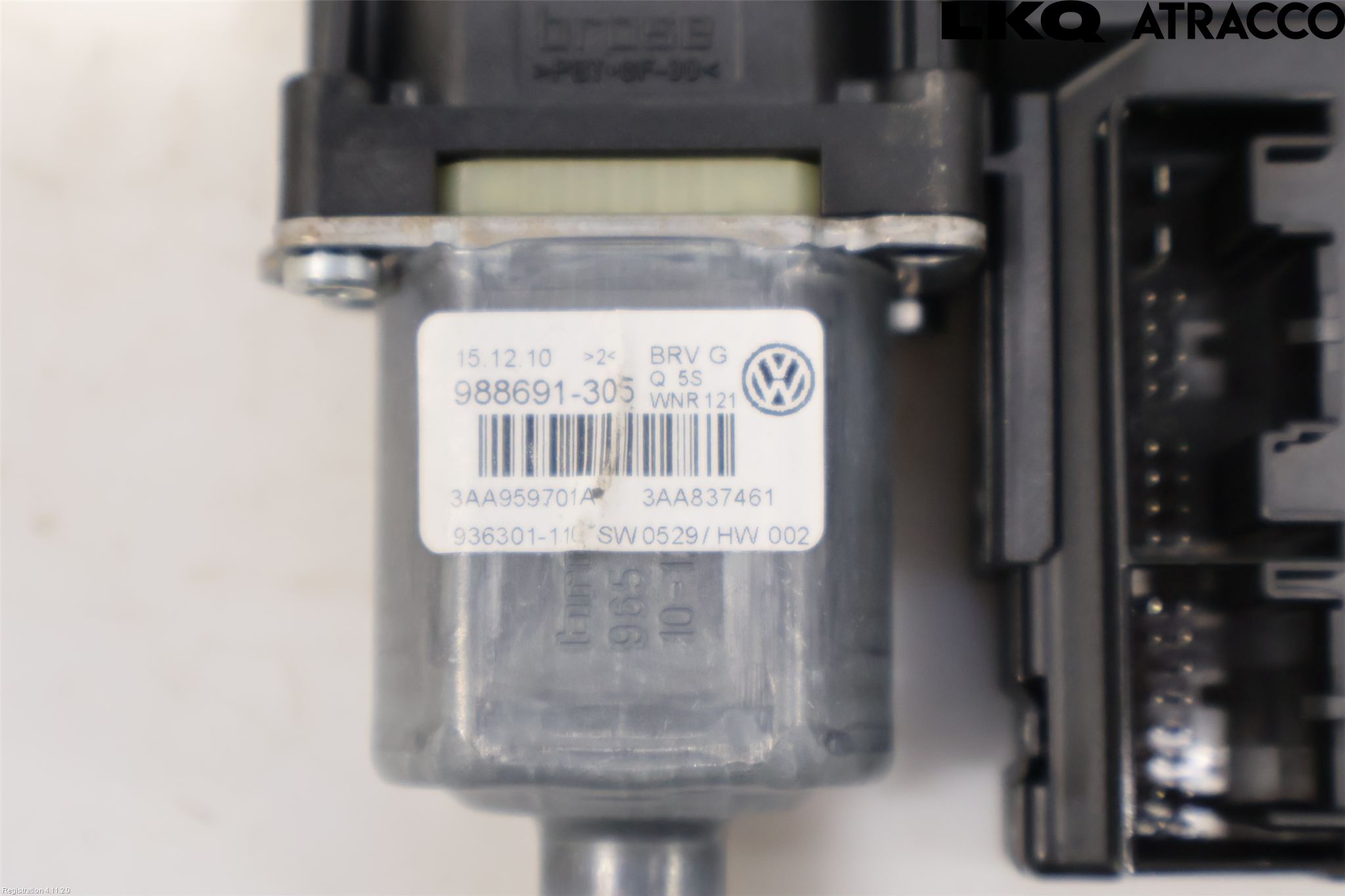 Volkswagen VW PASSAT 11-14 Vindusheismotor
