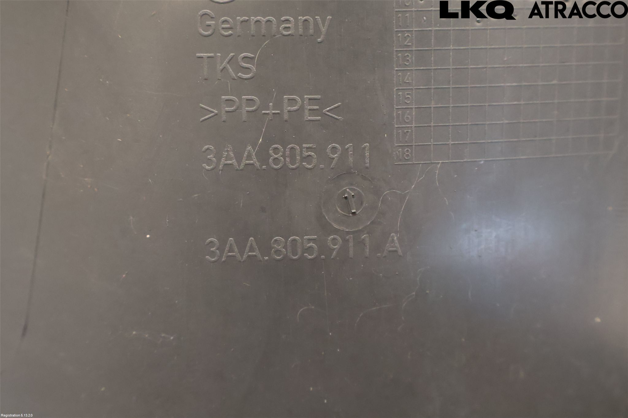Volkswagen VW PASSAT 11-14 Skjerm Indre