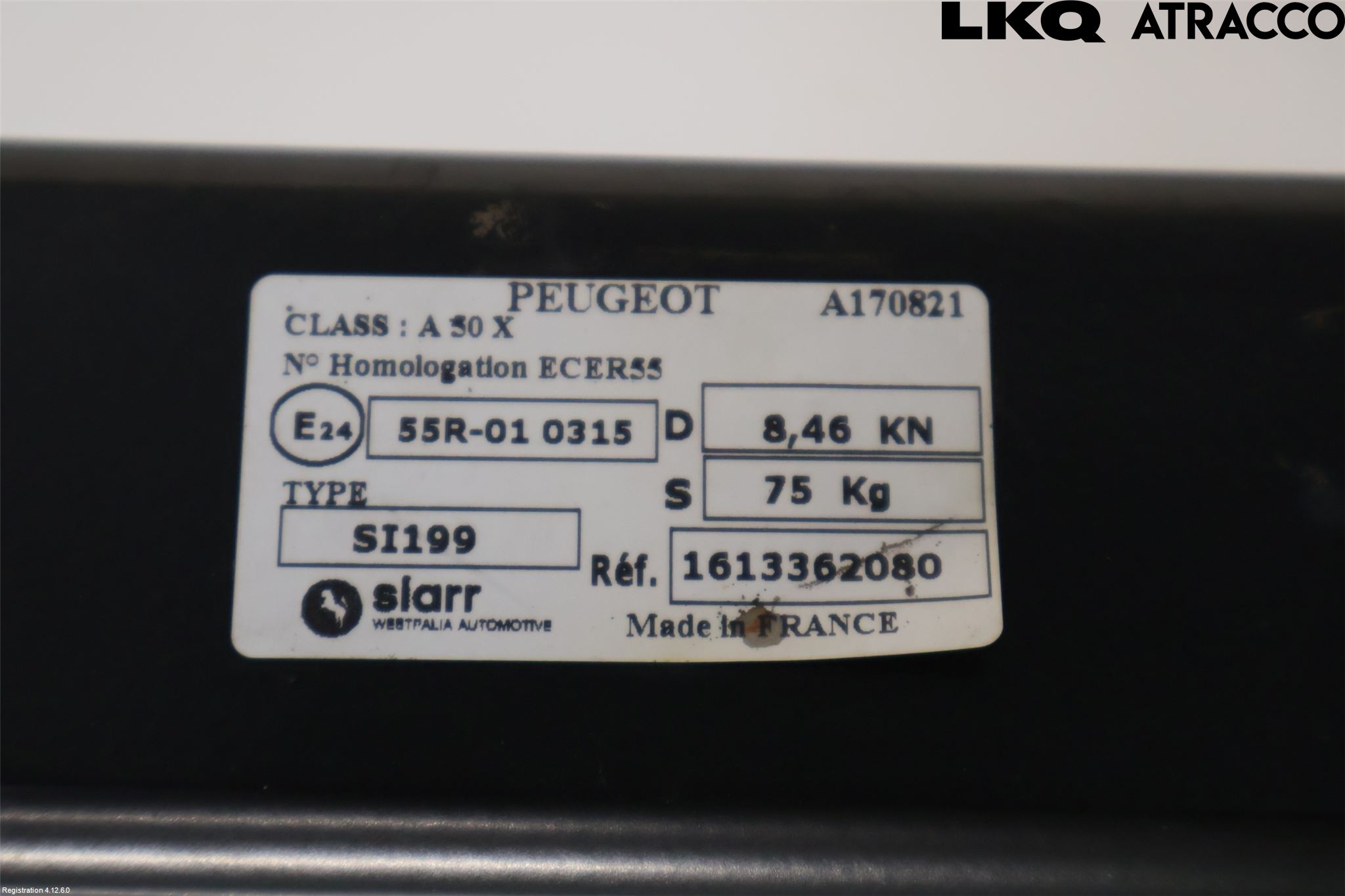 Peugeot 308 14-21 Tilhengerfeste