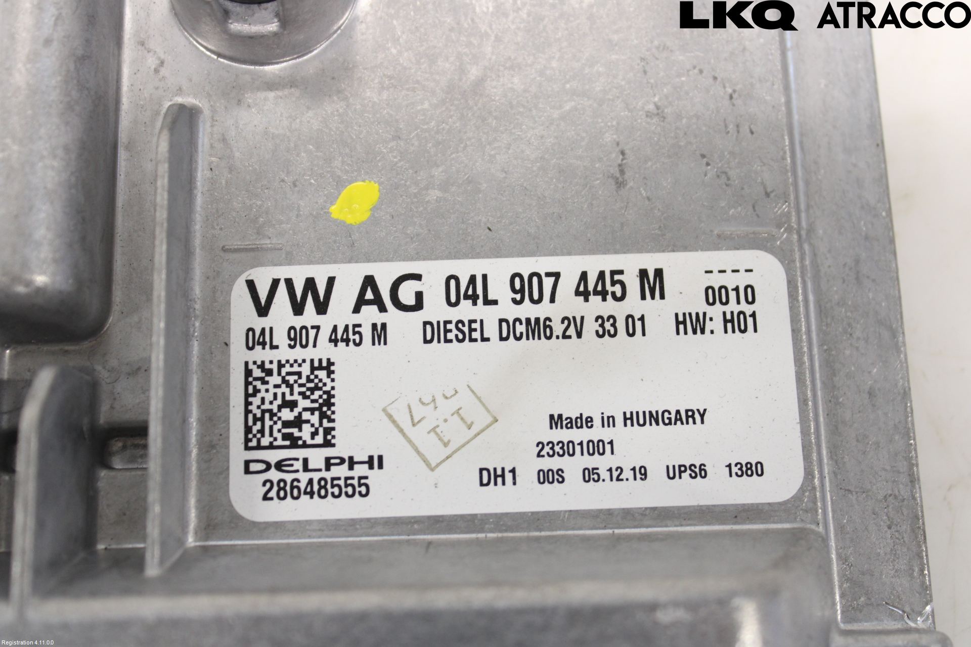 Volkswagen VW TRANSP/CARAVELLE (T6) 16-22 Styreenhet Dieselpumpe