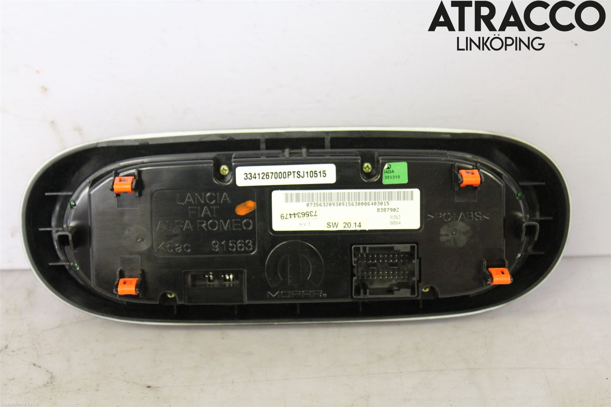 Fiat 500X 15- Varme Ac Betjening-Display