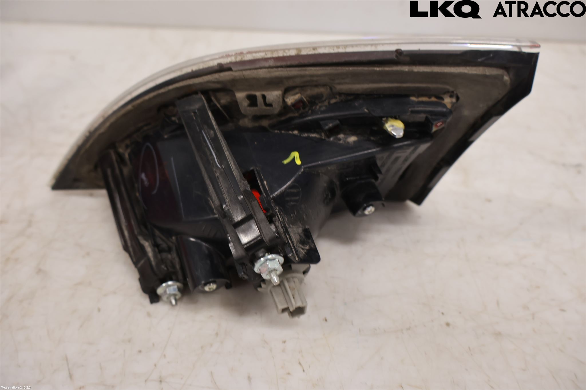 Mazda 6 08-13 Baklykt Venstre  På Luke(Indre
