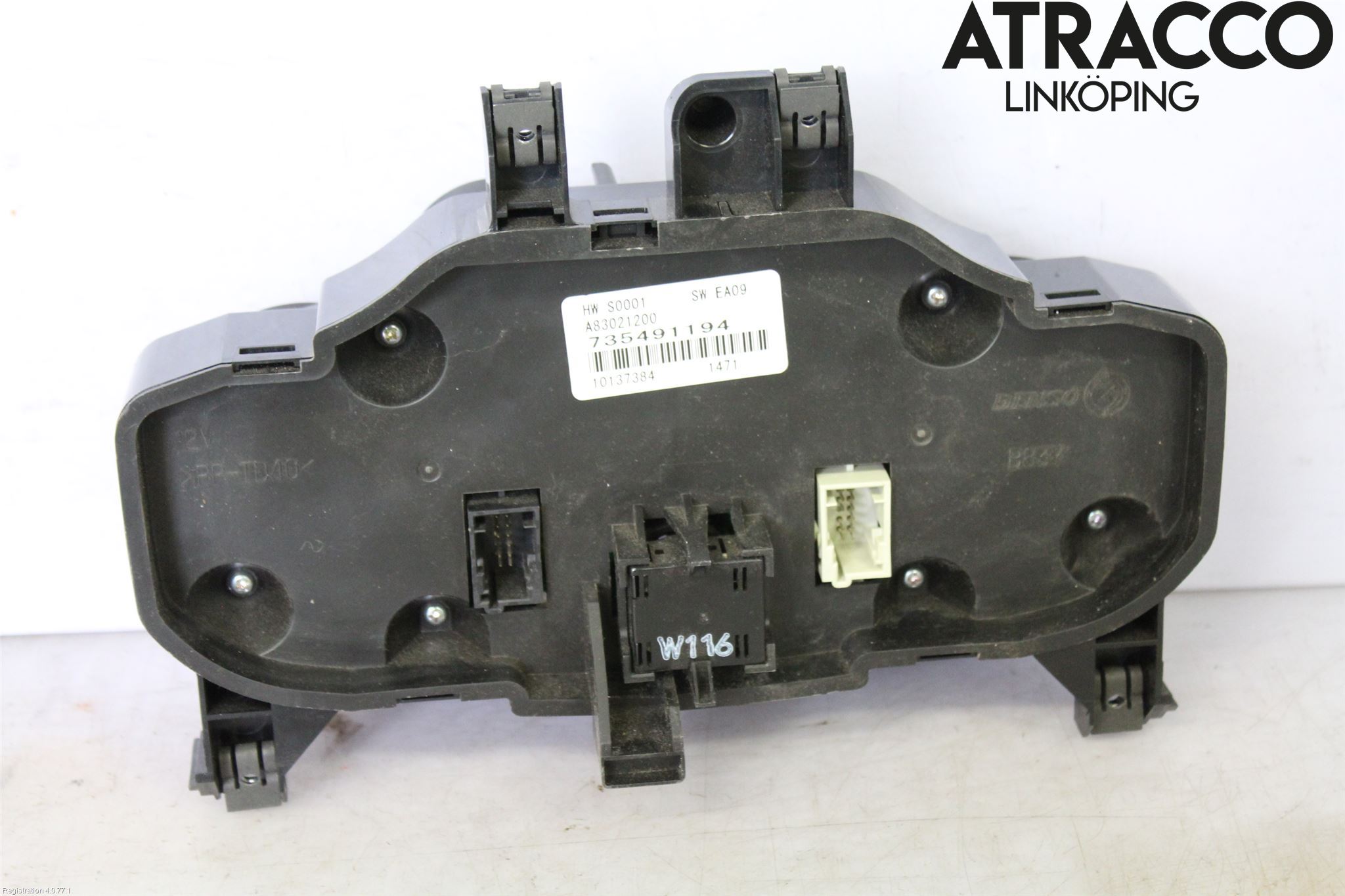 Fiat 500 07- Varme Ac Betjening-Display