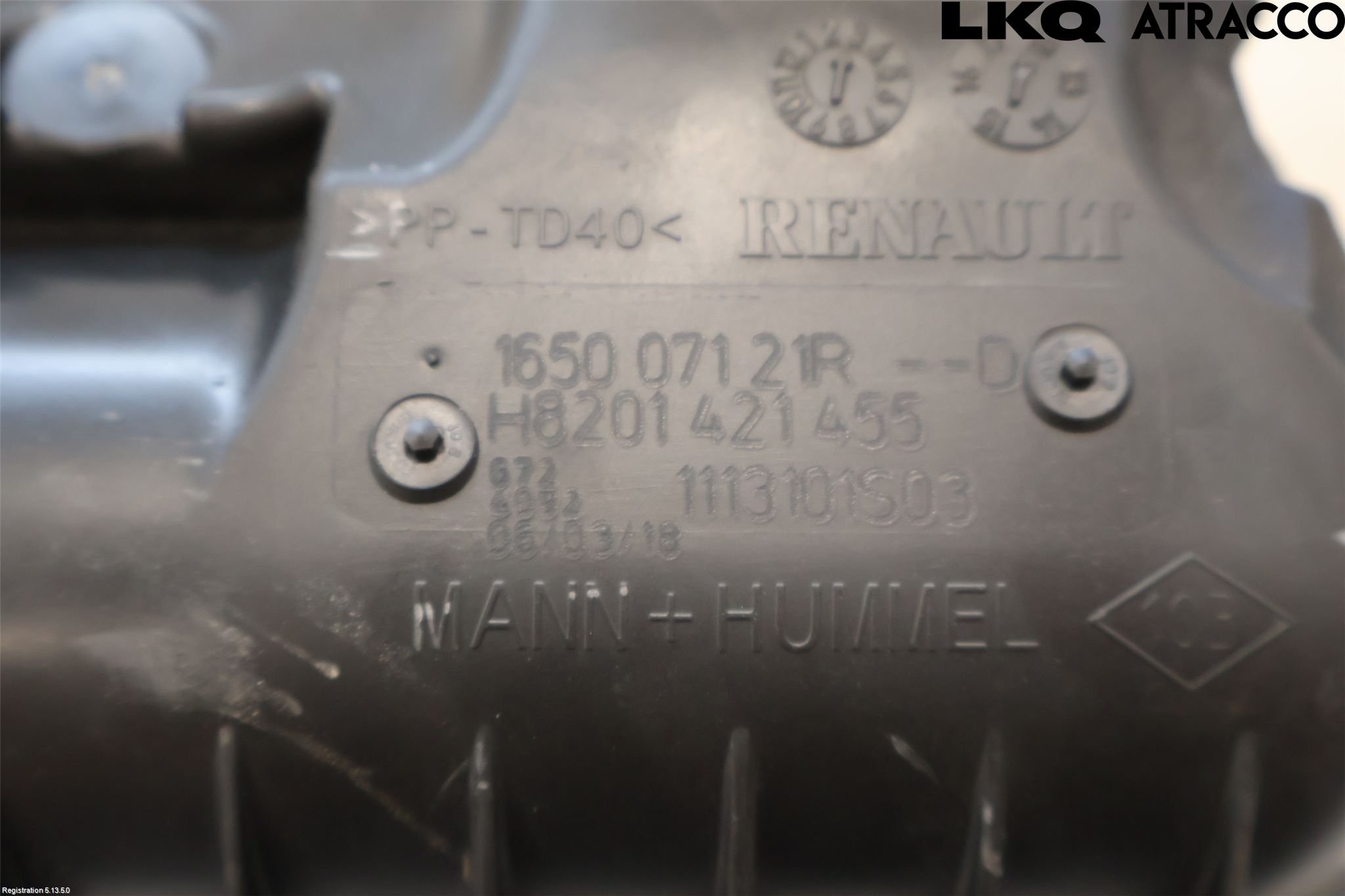 Renault MEGANE IV 16-23 Luftfilter Boks
