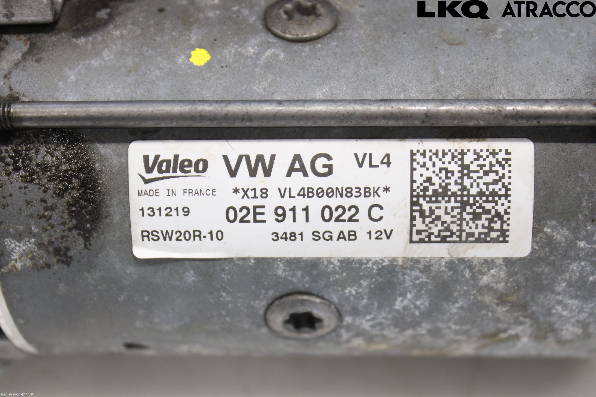 Volkswagen VW TRANSP/CARAVELLE (T6) 16-22 Startmotor Diesel