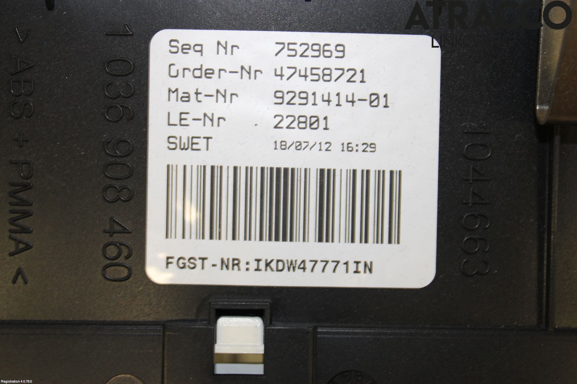 BMW 5 F10/F11/F18 09-17 Instr Kombinert