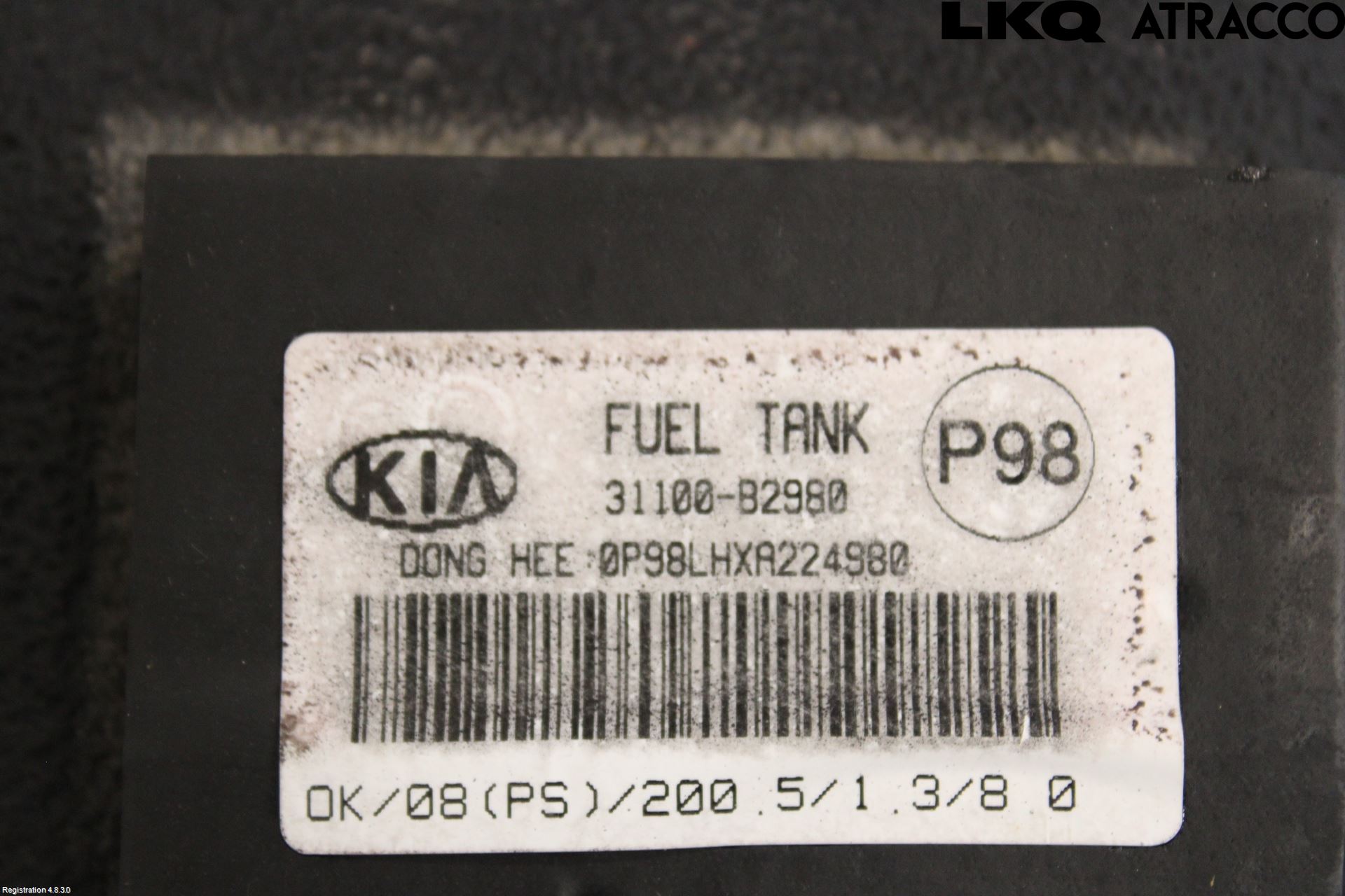 Kia SOUL 09- Drivstofftank Diesel