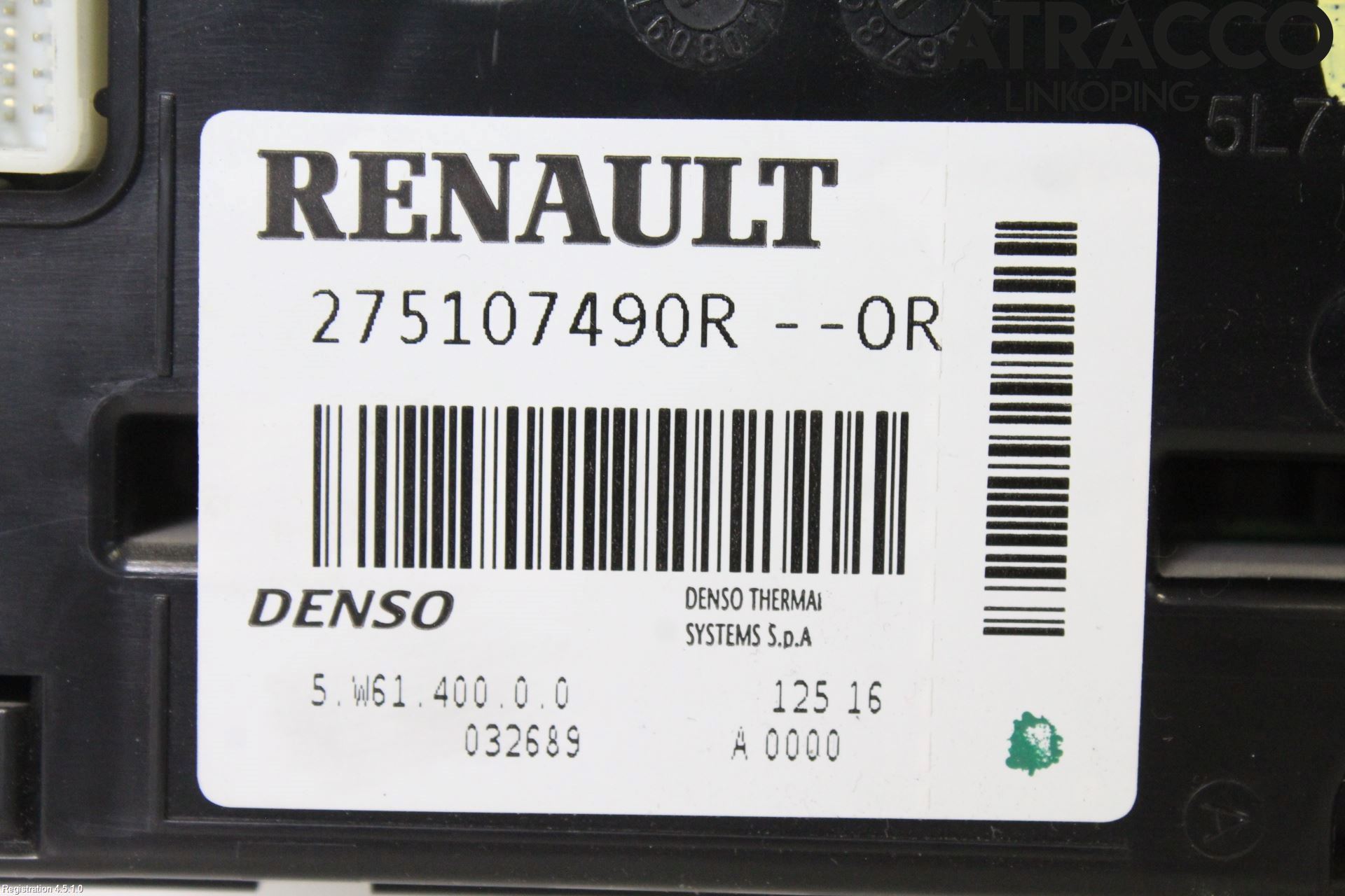 Renault MASTER III 15-20 Varme Ac Betjening-Display