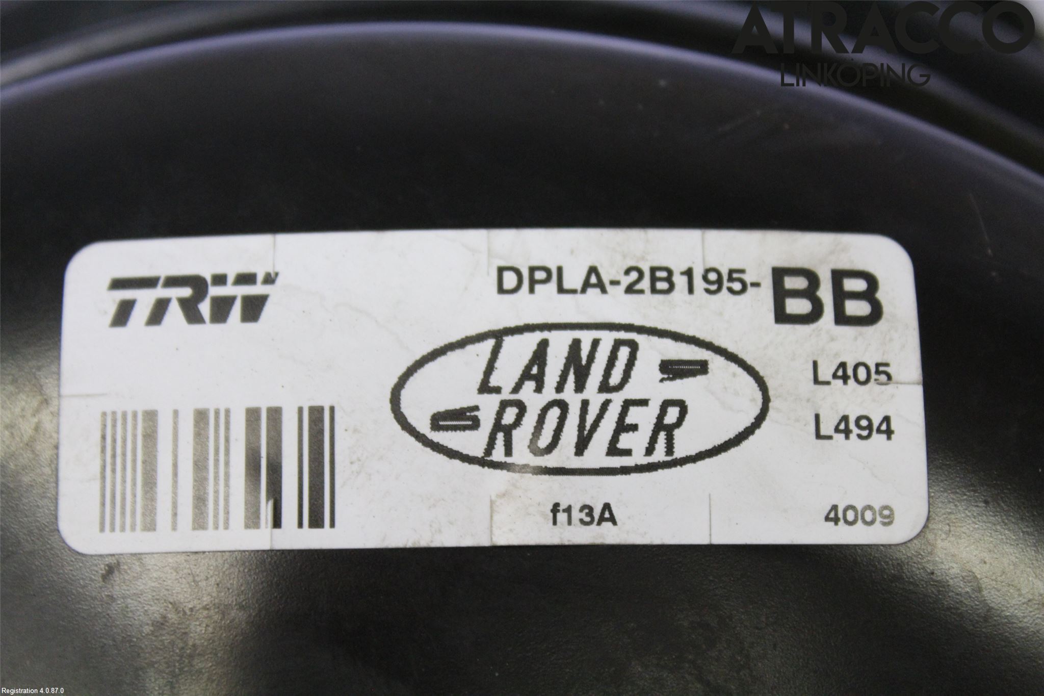 Landrover RANGE ROVER (L405) 13-21 Bremseservo