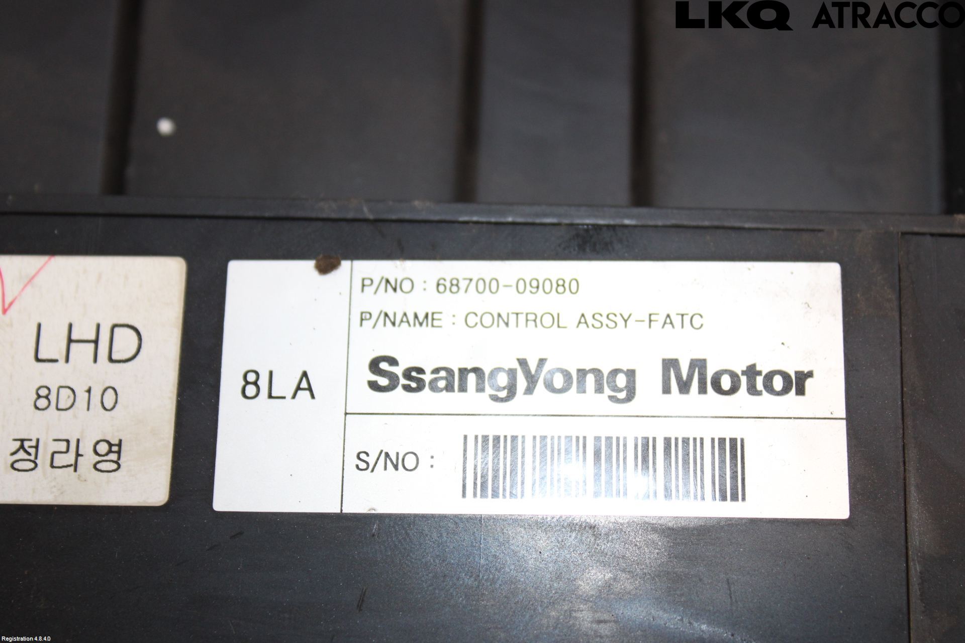 SsangYong SSANG YONG ACTYON/SPORT 06-17 Varme Ac Betjening-Display
