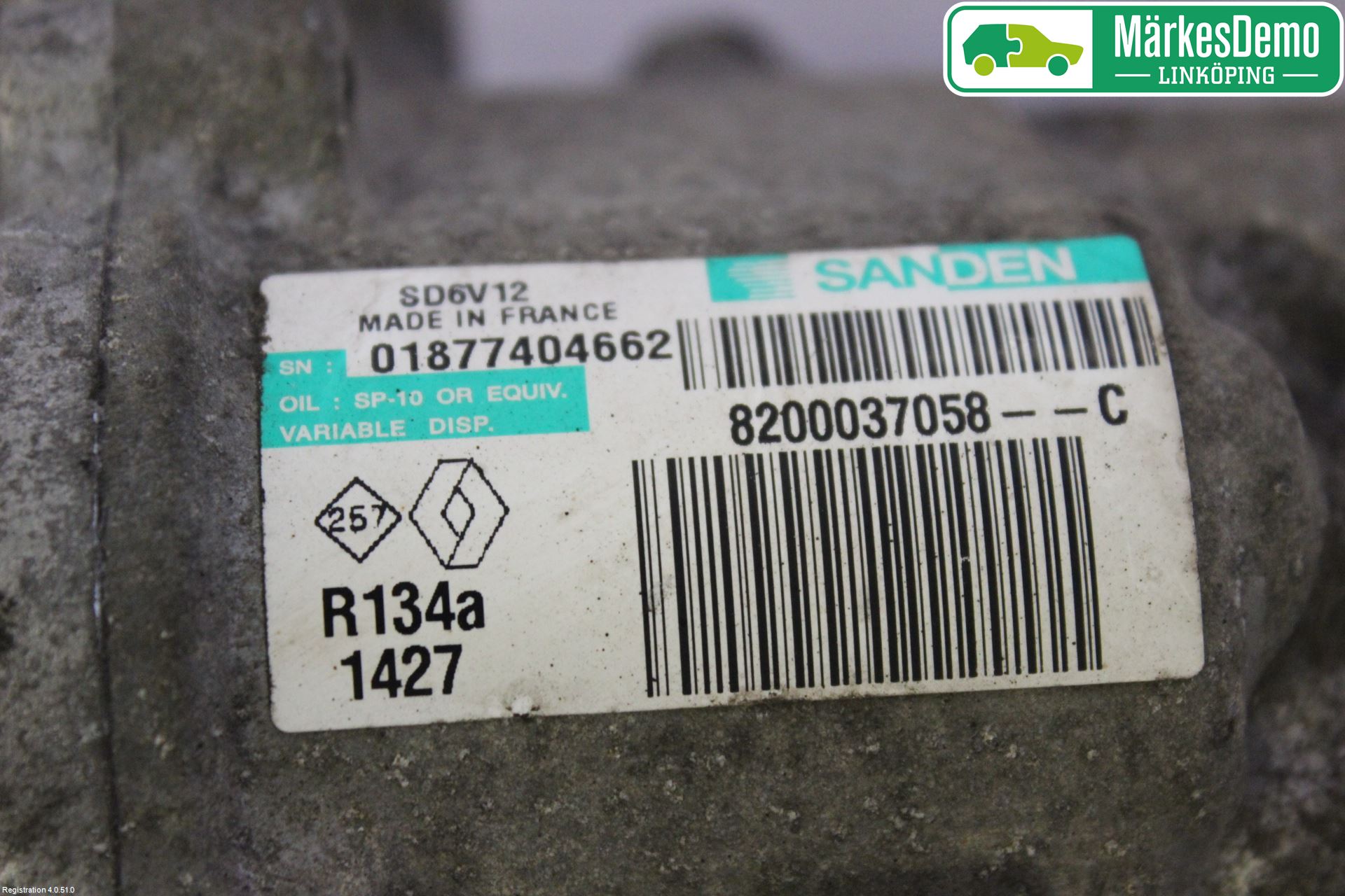 Renault CLIO II 01-08 Varme Ac Kompressor