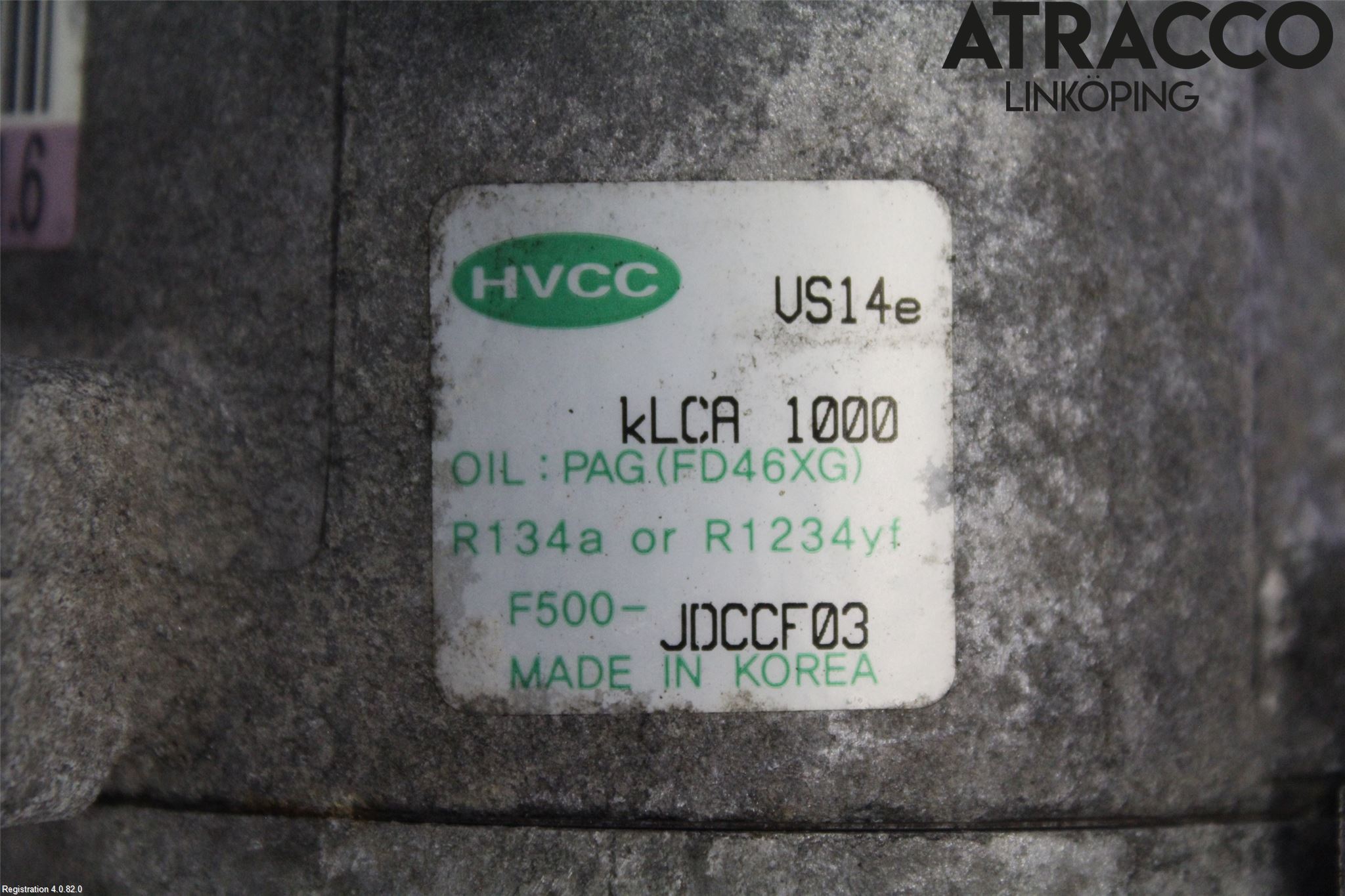 Kia CEED 12-18 Varme Ac Kompressor