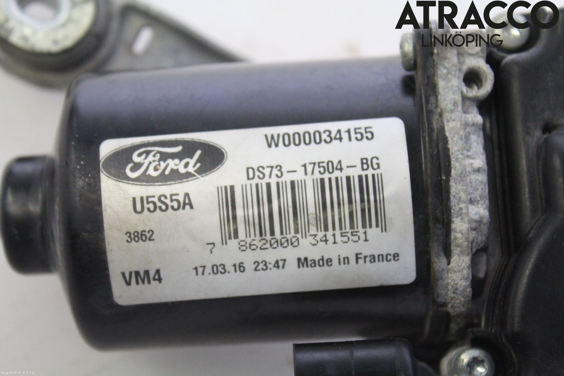 Ford MONDEO 15-22 Viskermotor Frontrute