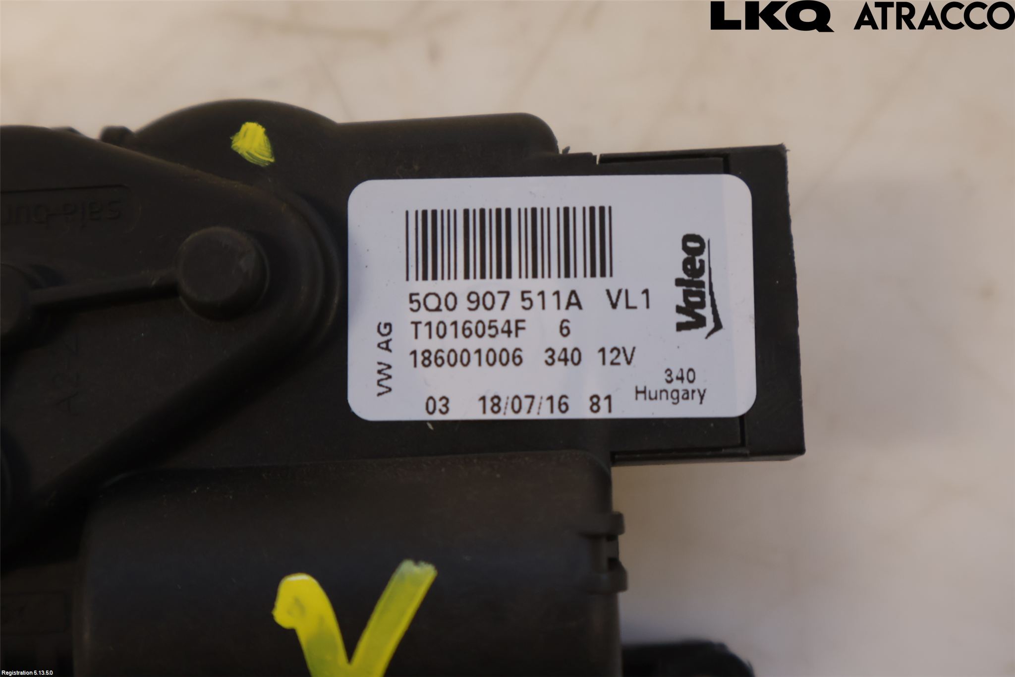 Volkswagen VW GOLF / E-GOLF VII 13-20 Varme Regulering Motor