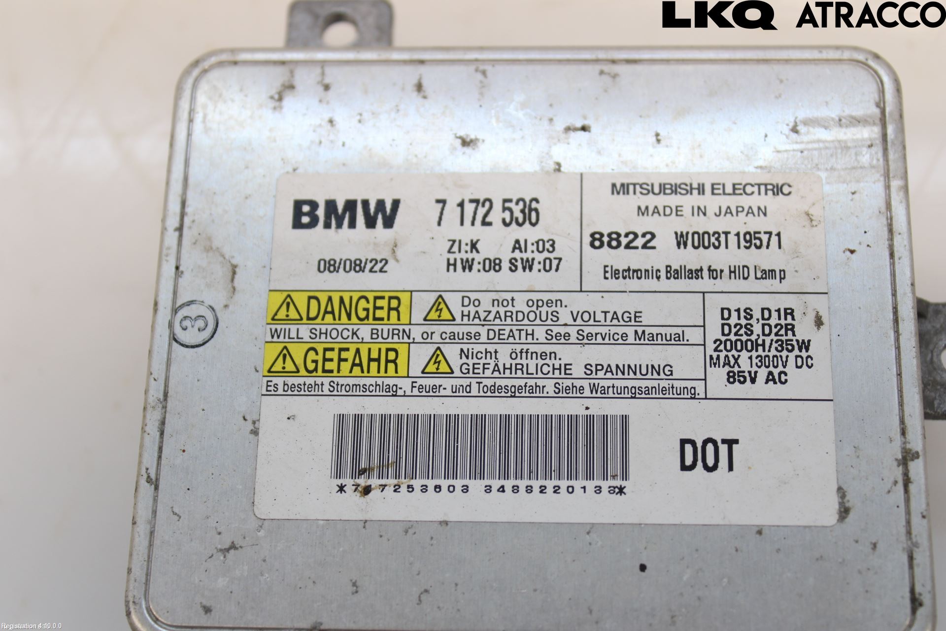 BMW 3 E90/91 SED/TOU 05-12 Styreenhet Xenon