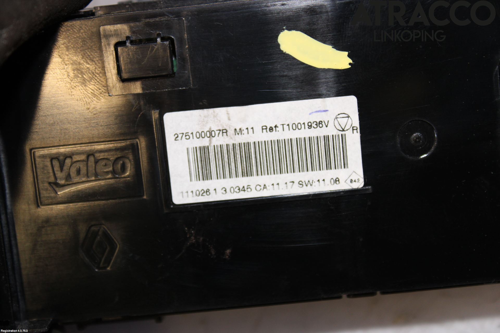 Renault MEGANE III 09-15 Varme Ac Betjening-Display