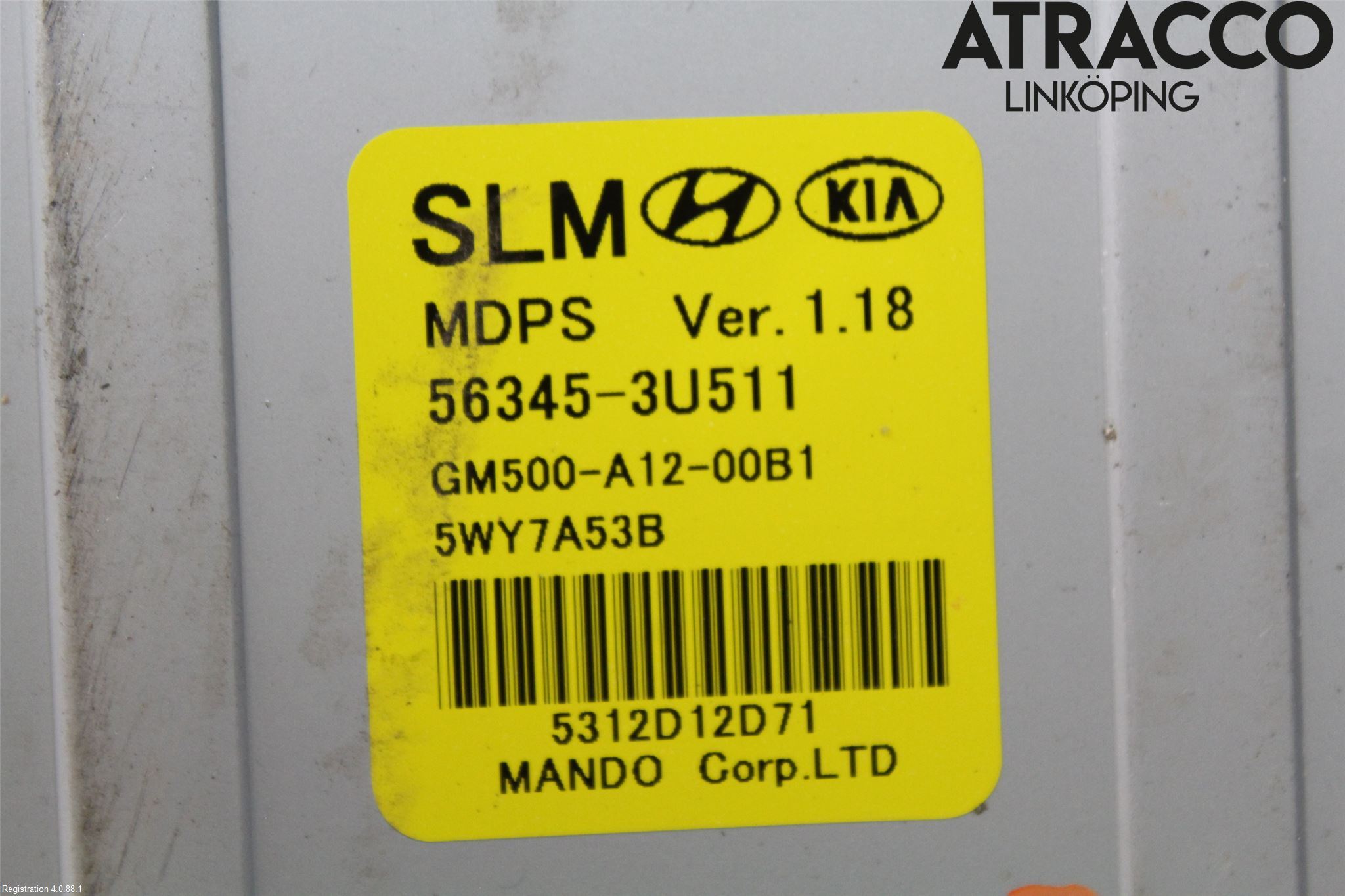 Kia SPORTAGE (SL) 11-15 Rattakselaggregat Innebygd Servo
