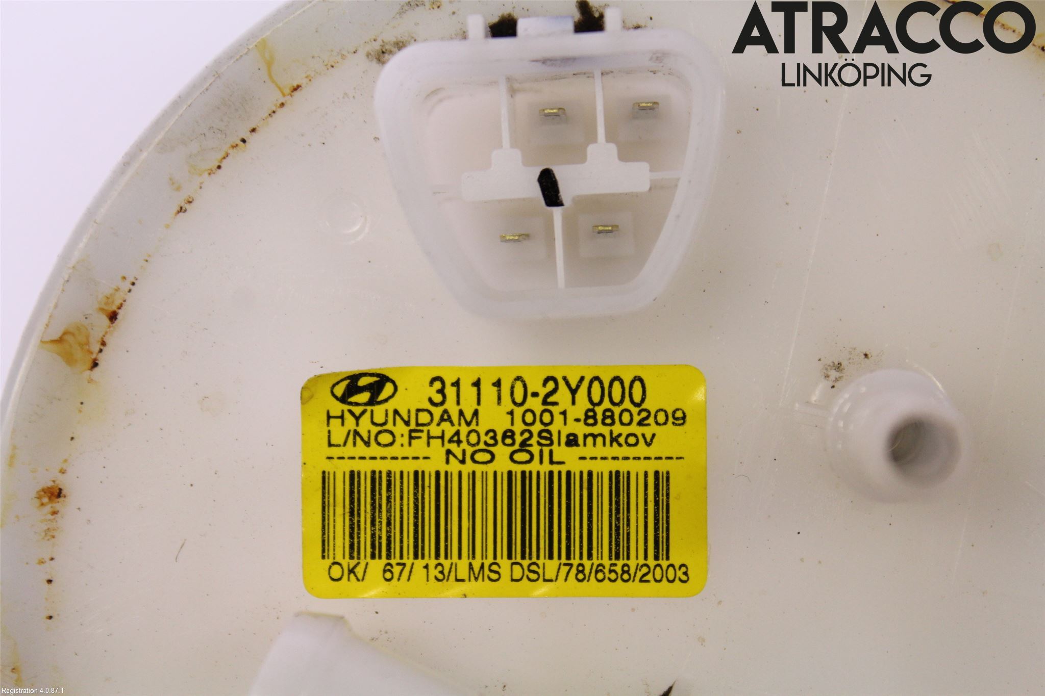 Hyundai ix35 Drivstoffpumpe Fødepumpe El