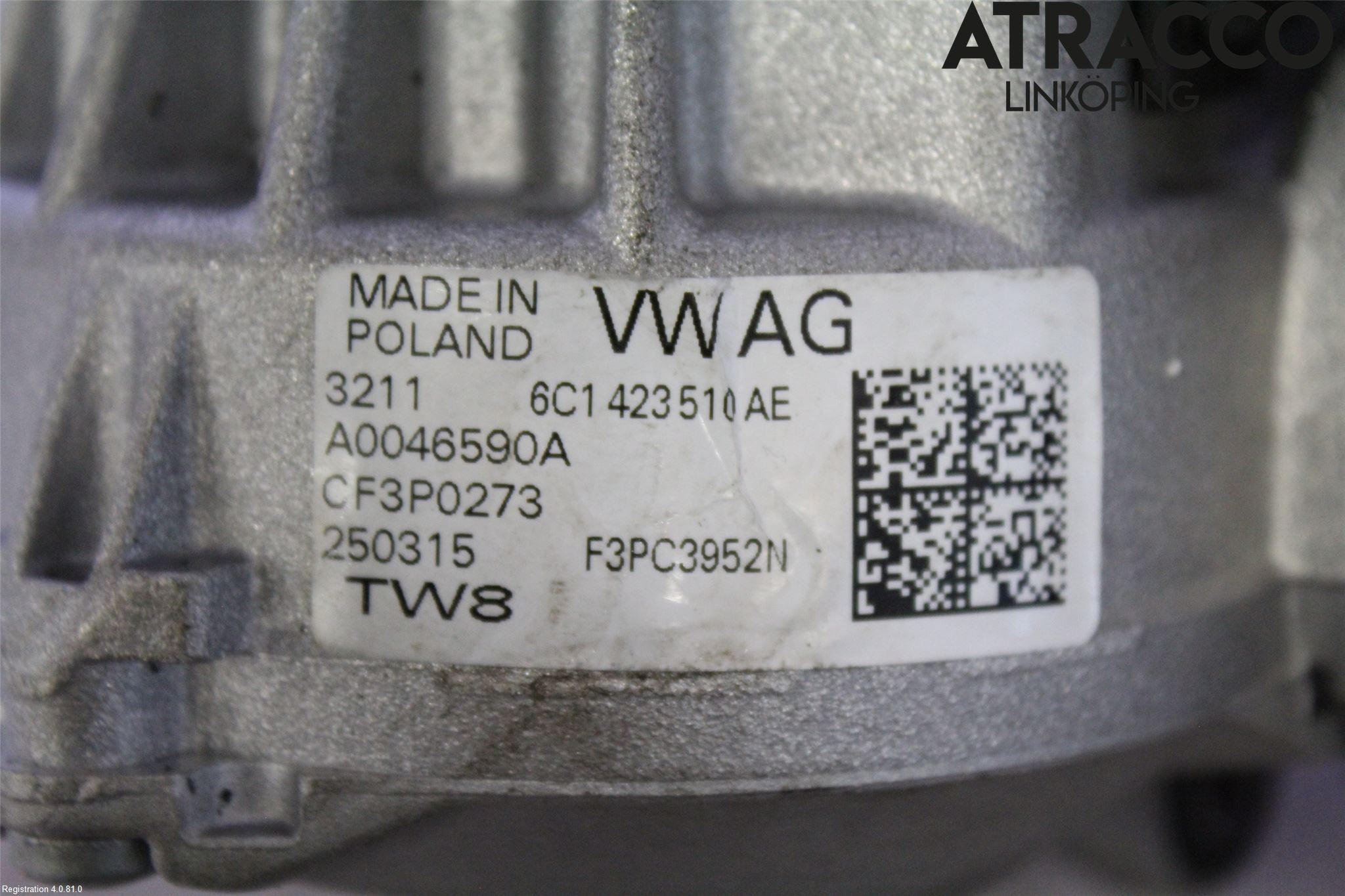 Skoda FABIA 15-21 Rattakselaggregat Innebygd Servo