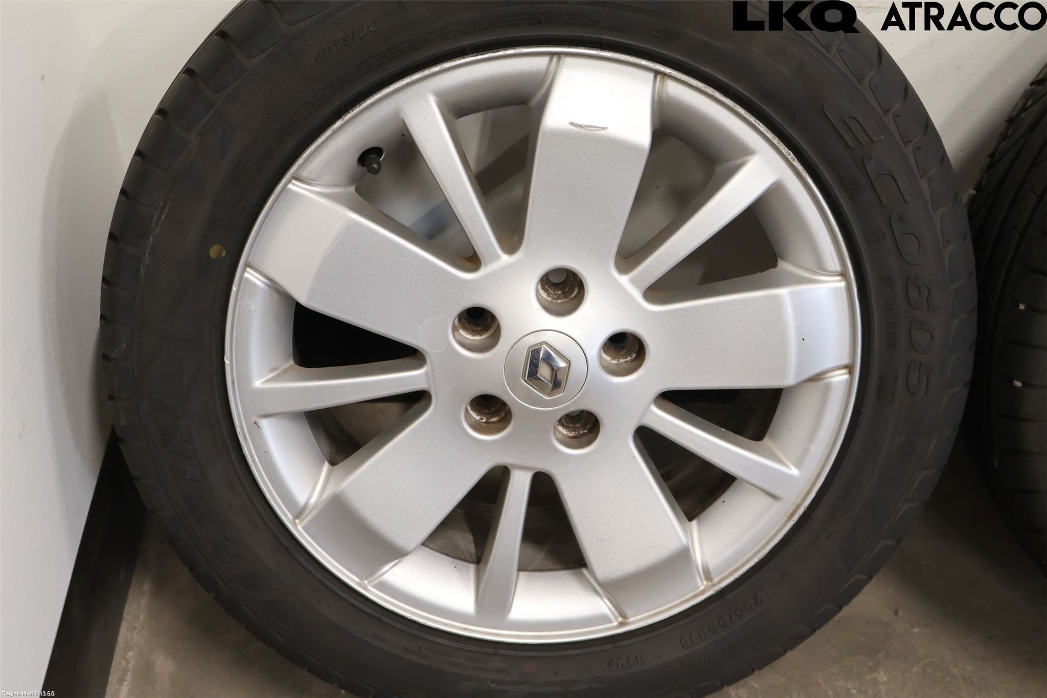 Renault LAGUNA II   05-07 Dekk Sommer På Alu Felg 4Stk