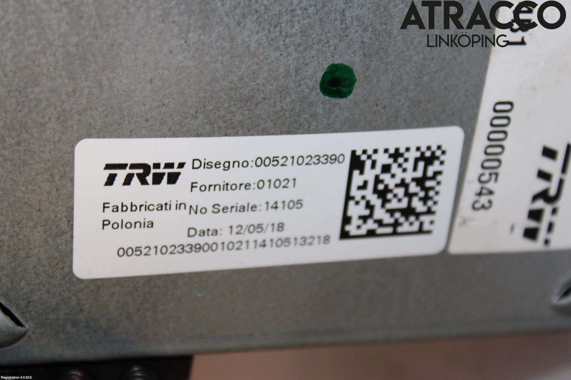 Fiat TIPO/CROSS 16- Rattakselaggregat Innebygd Servo