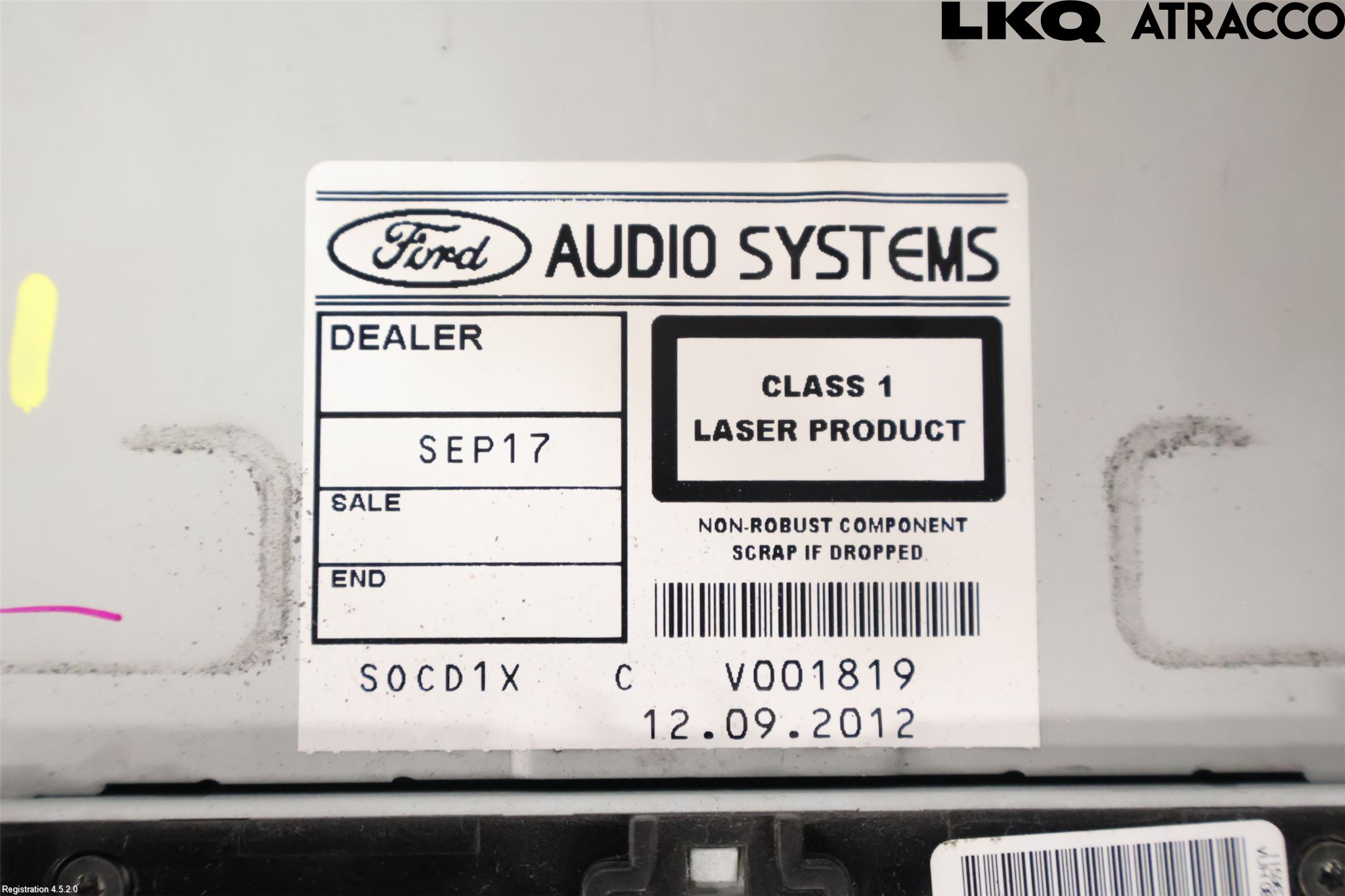 Ford S-MAX 06-15 Stereo Radio Med Cd