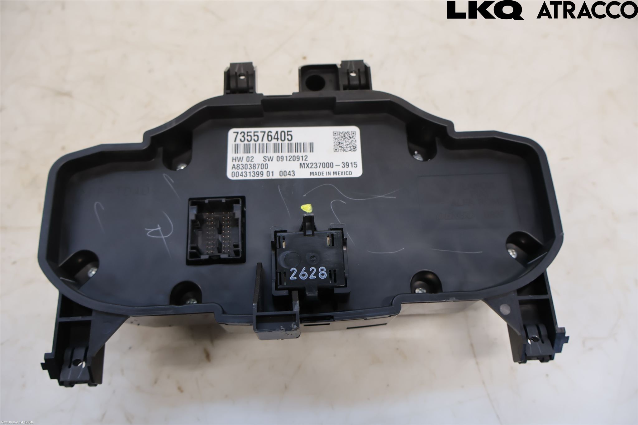 Fiat 500 07- Varme Ac Betjening-Display