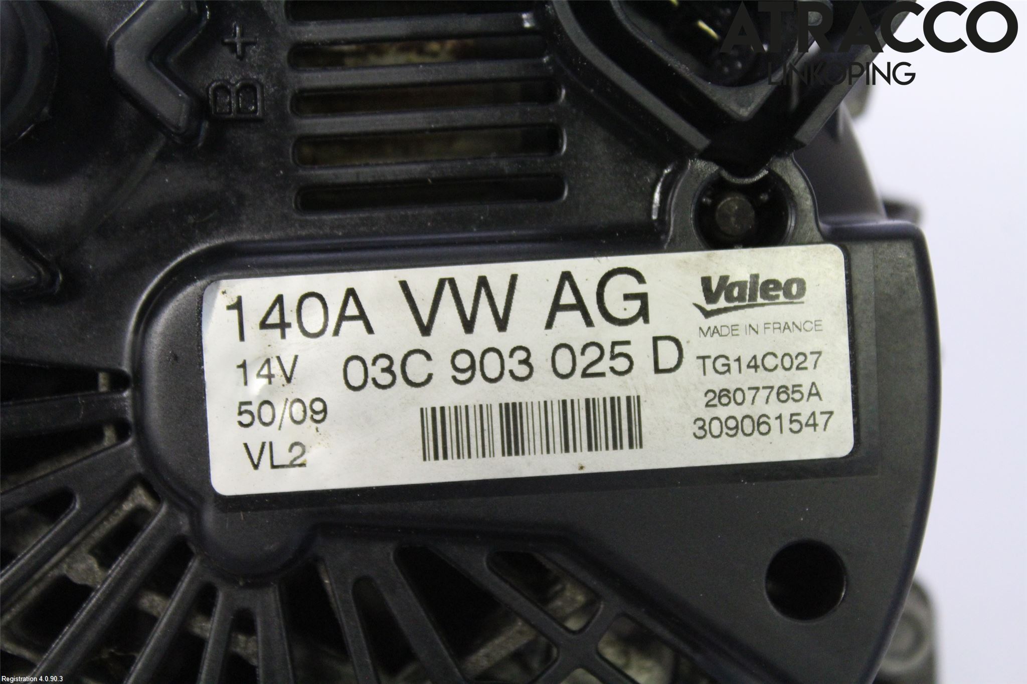 Volkswagen VW GOLF VI 09-13 Dynamo