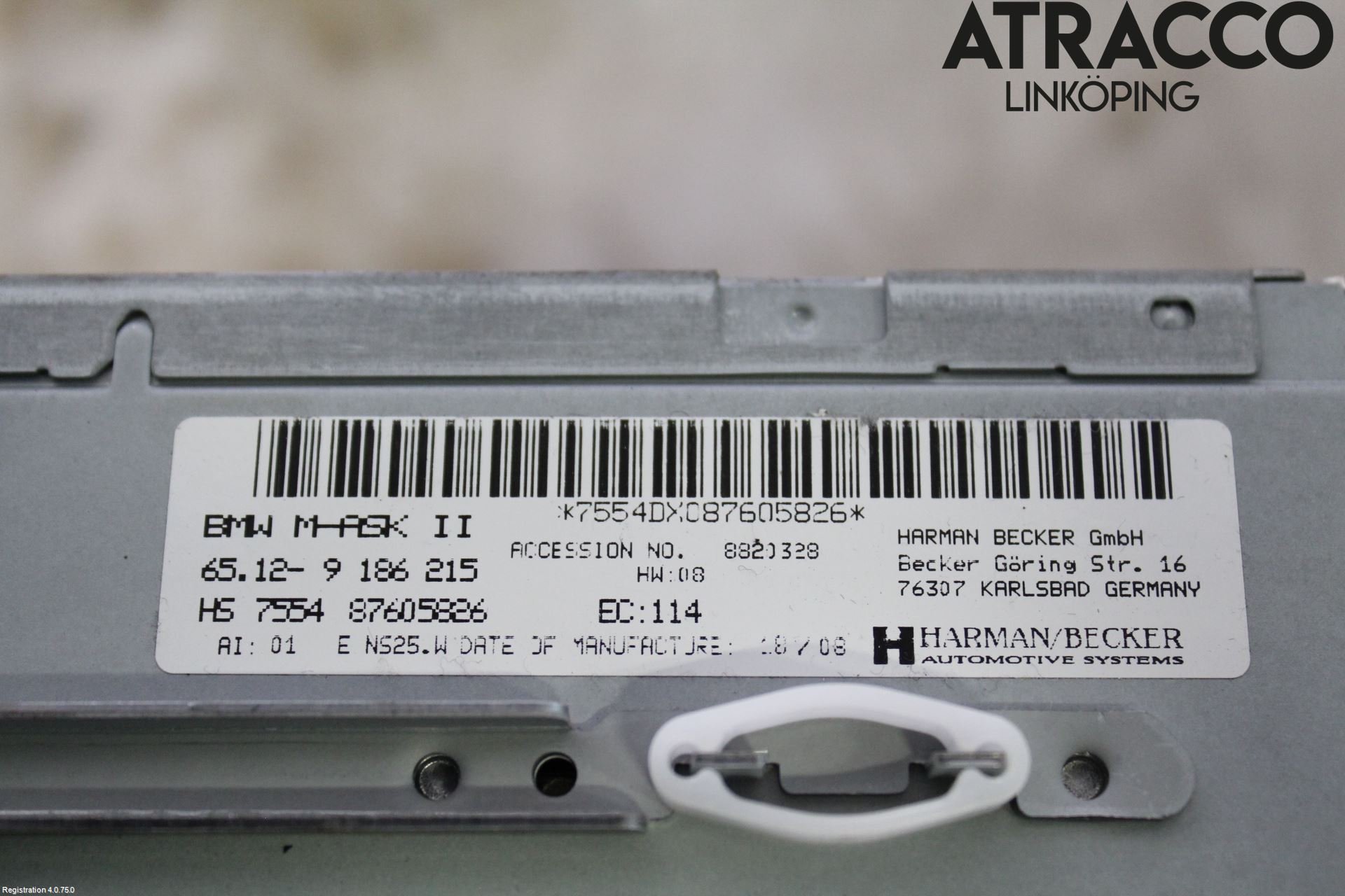 BMW 3 E90/91 SED/TOU 05-12 Stereo Radio Med Cd