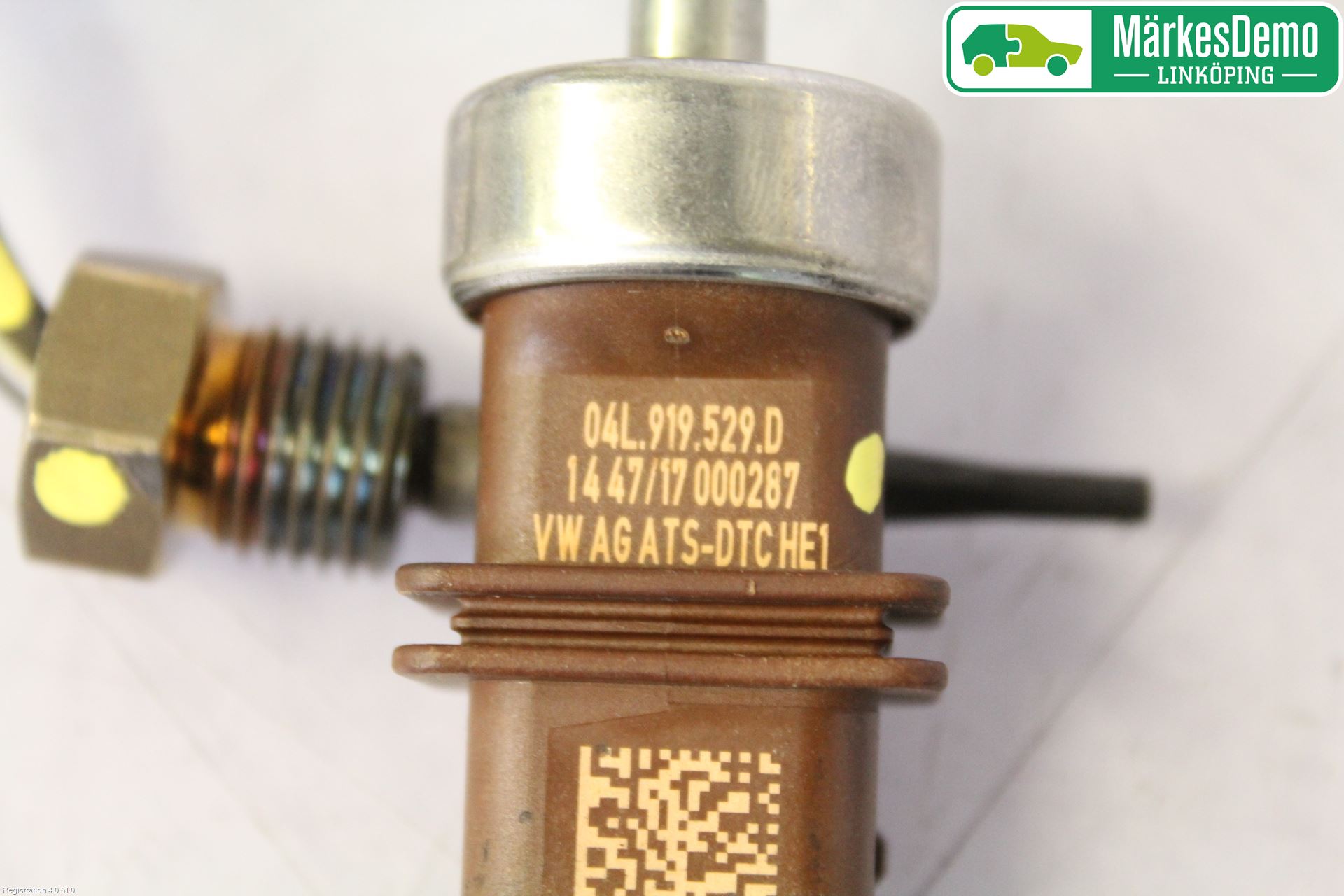 Volkswagen VW PASSAT 15-19 Sensor Temp-Trykk Avgass
