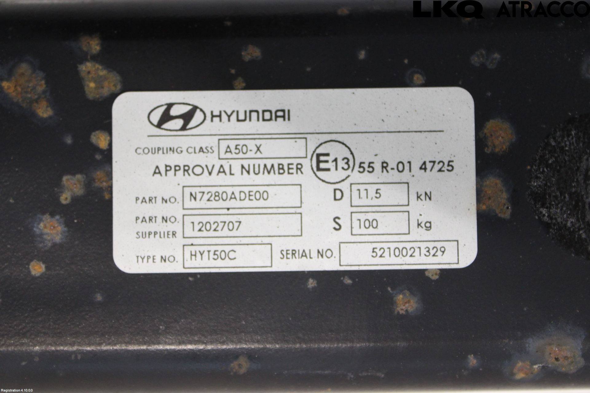 Hyundai TUCSON 05- Tilhengerfeste