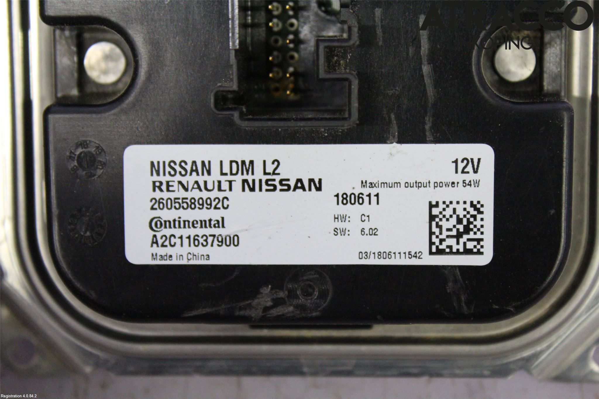 Nissan LEAF 18- Styreenhet Xenon