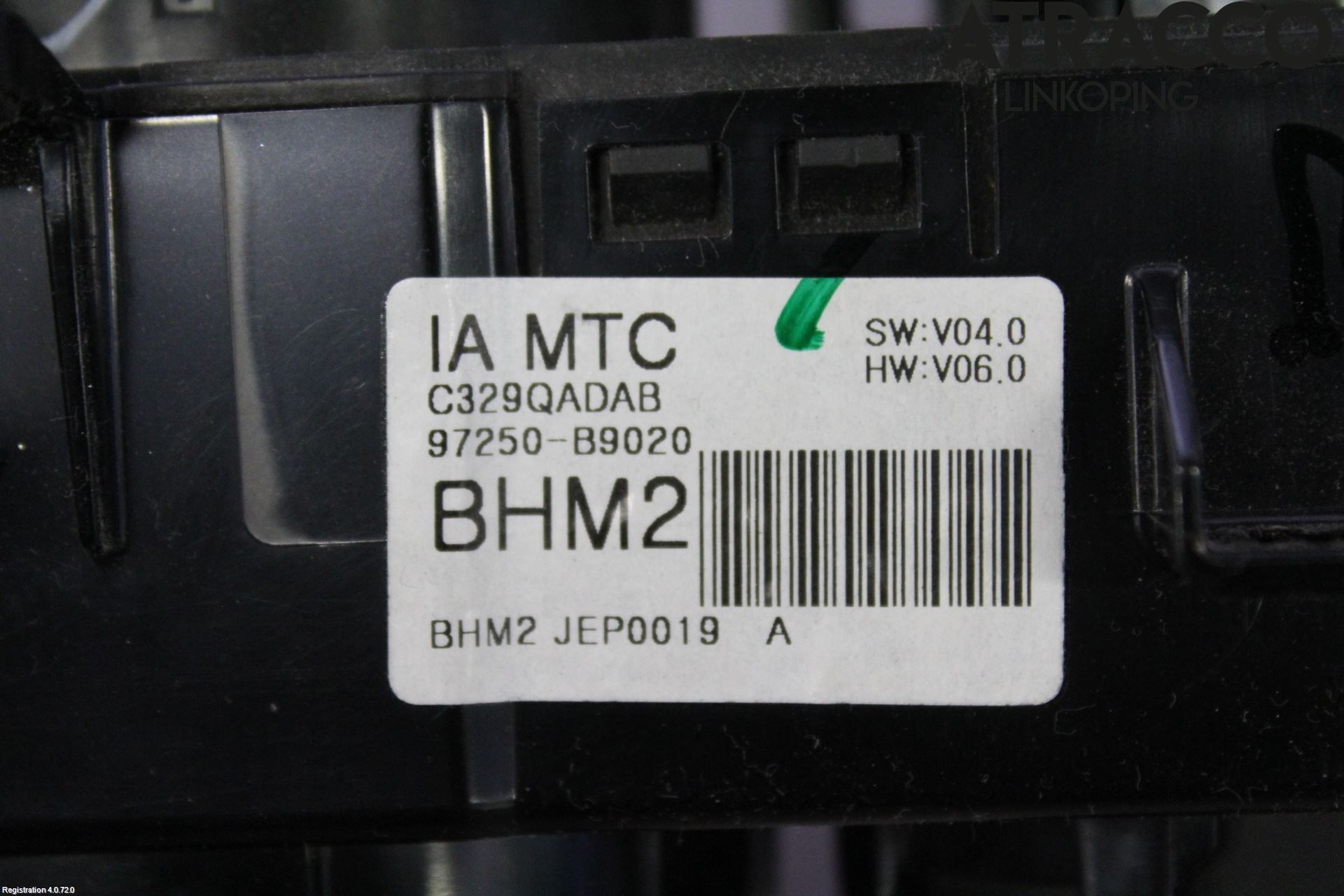 Hyundai i10 BA 14-16 Varme Ac Betjening-Display