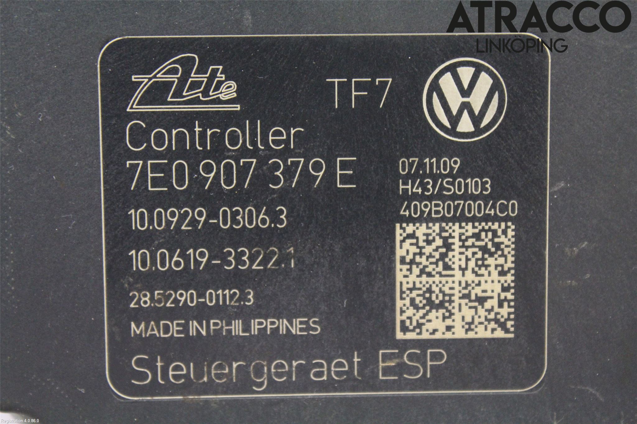 Volkswagen VW TRANSP/CARAVELLE (T5) 04-15 Abs Hydraulikkaggregat