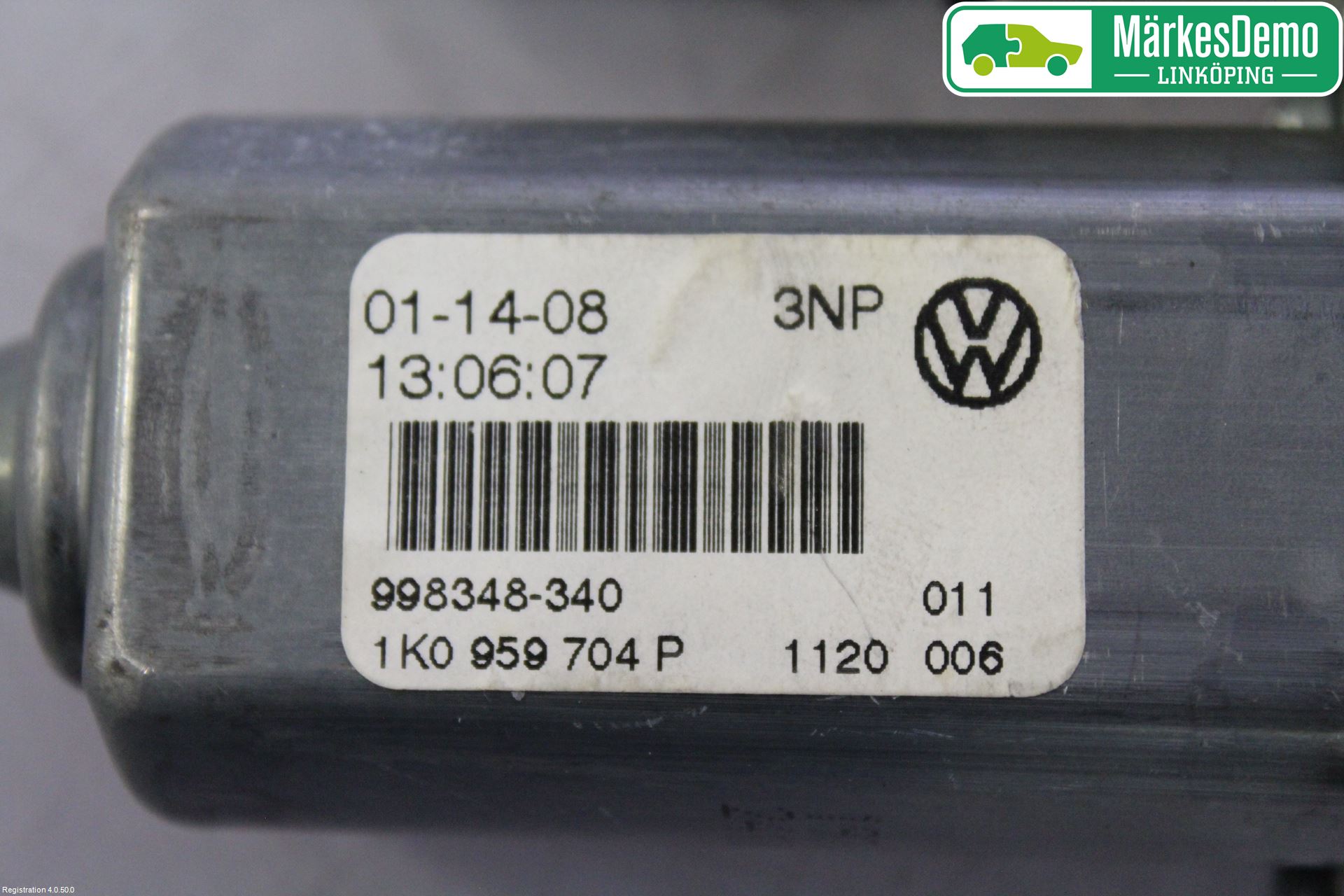 Volkswagen VW GOLF V 04-09 Vindusheismotor