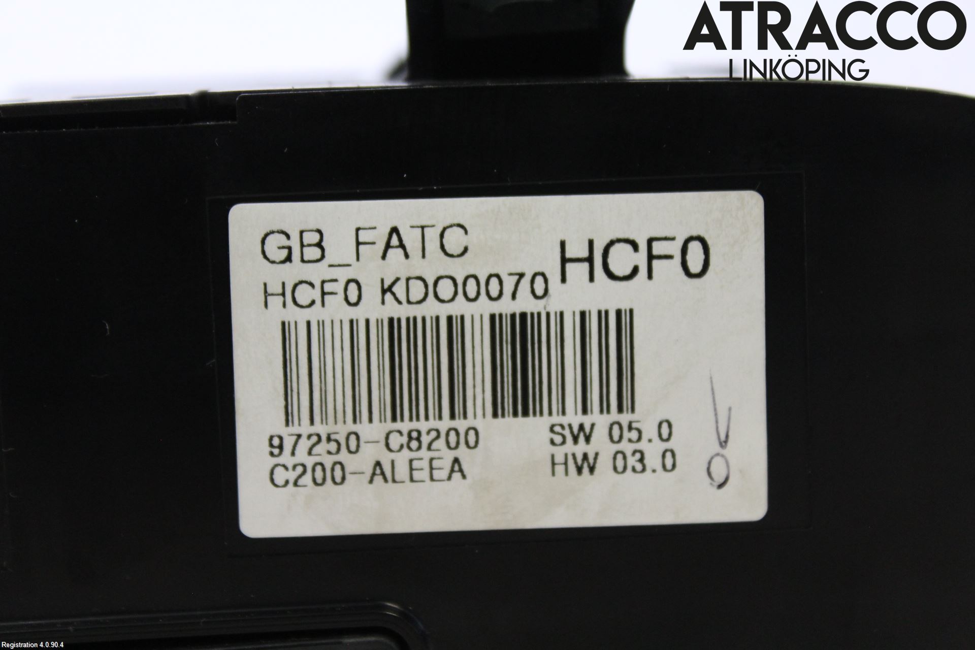Hyundai i20 GB 15-20 Varme Ac Betjening-Display