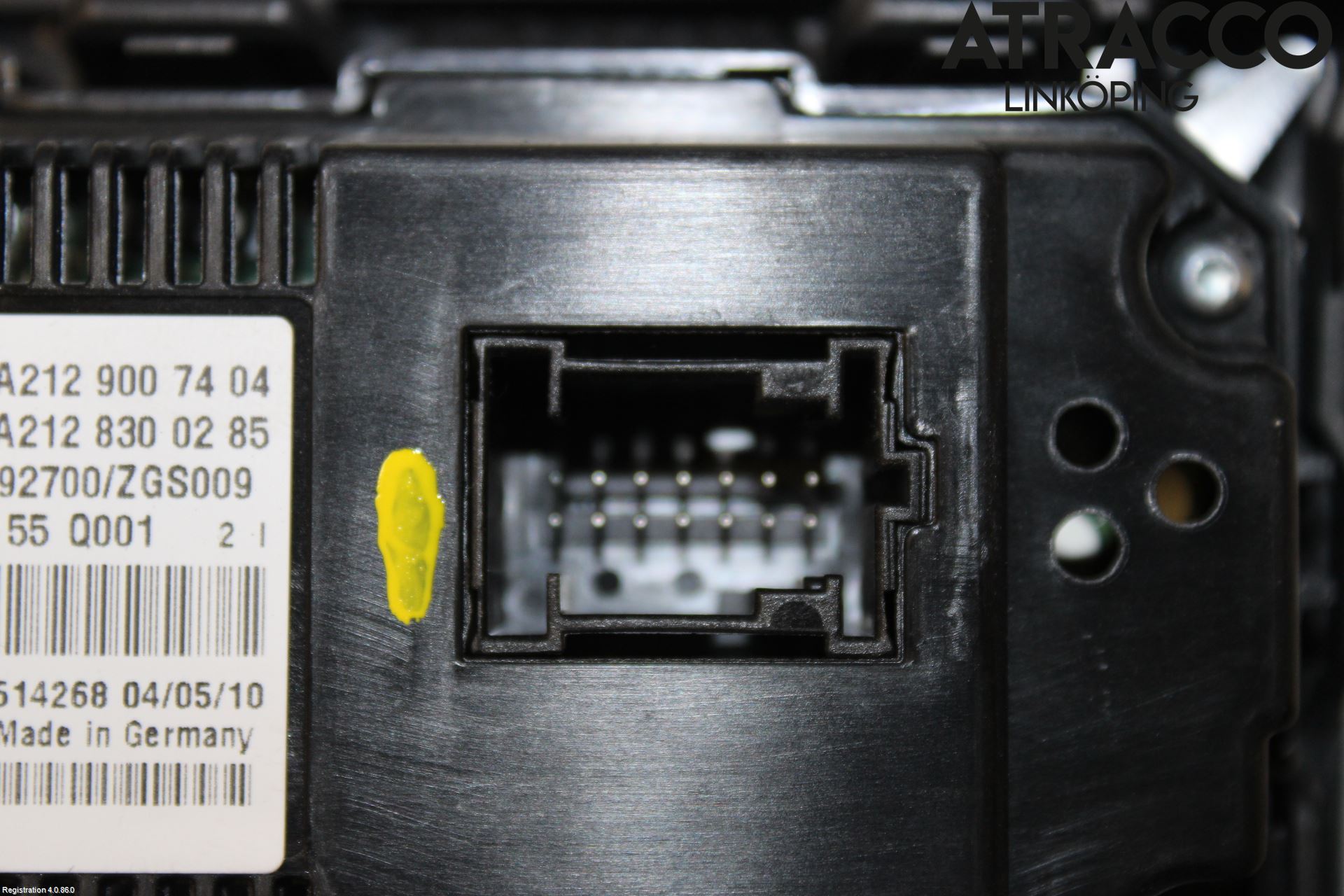 Mercedes-Benz MB E-KLASS (W212) 09-16 Varme Ac Betjening-Display