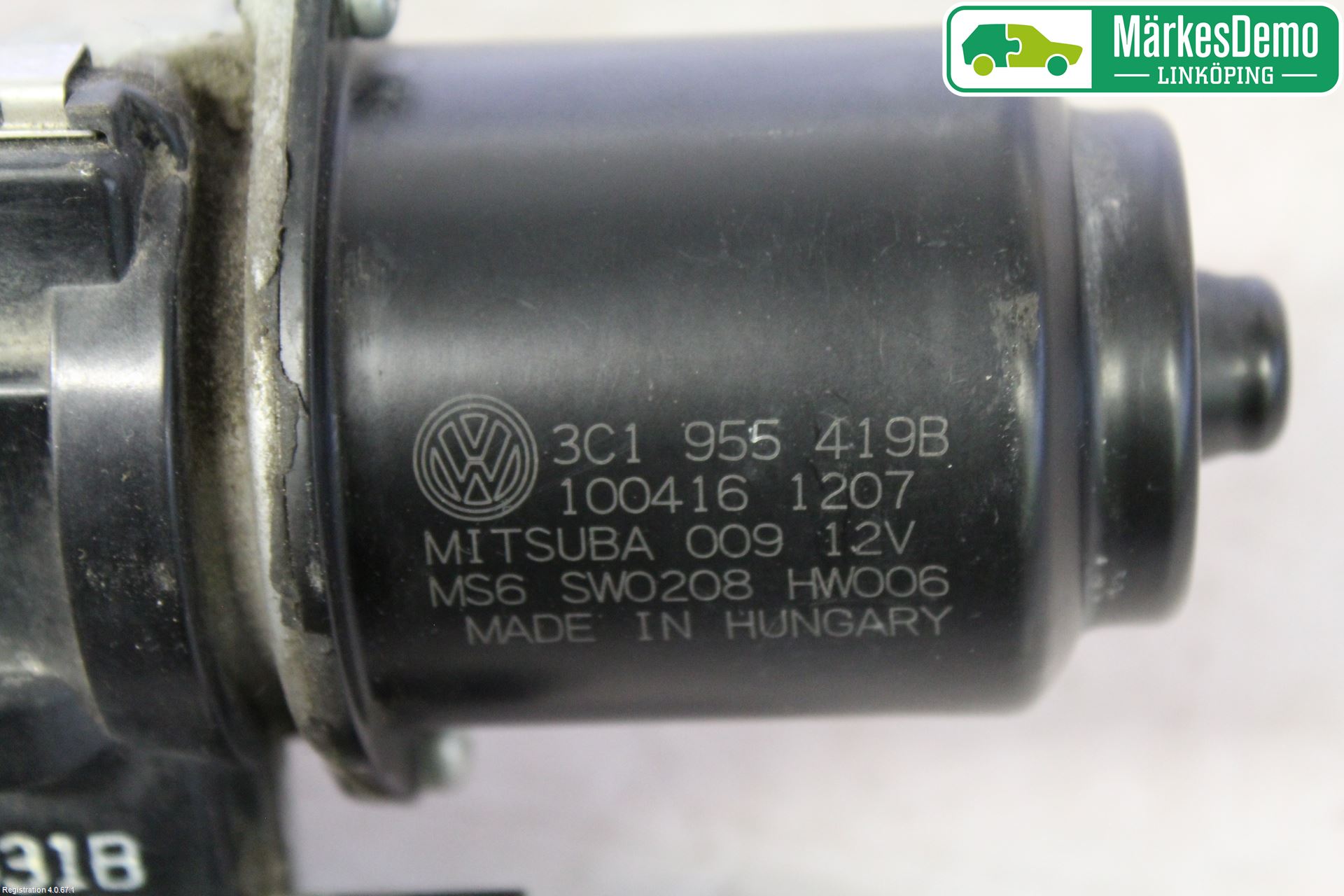 Volkswagen VW PASSAT 05-11 Viskermotor Frontrute