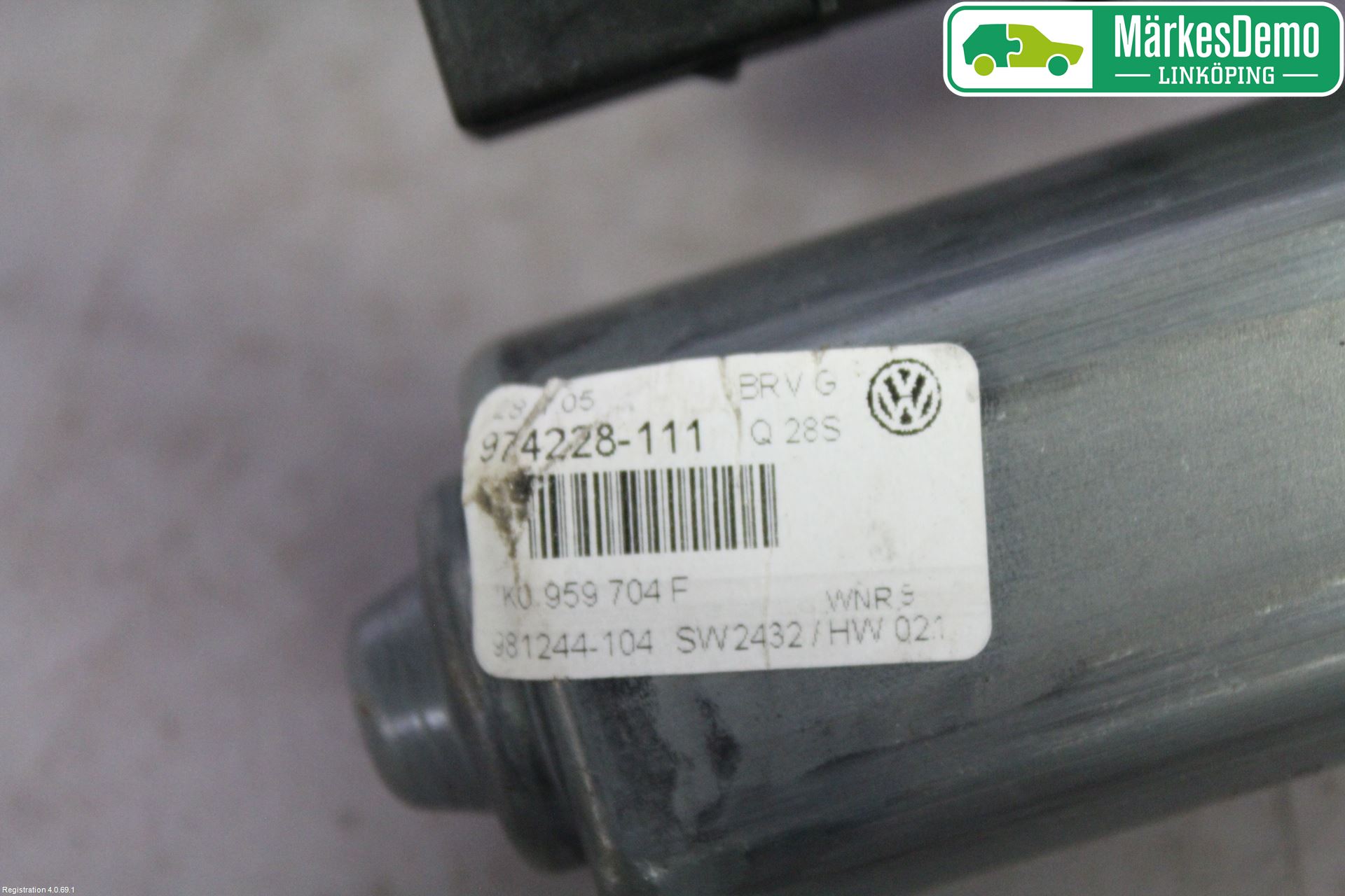 Volkswagen VW PASSAT 05-11 Vindusheismotor