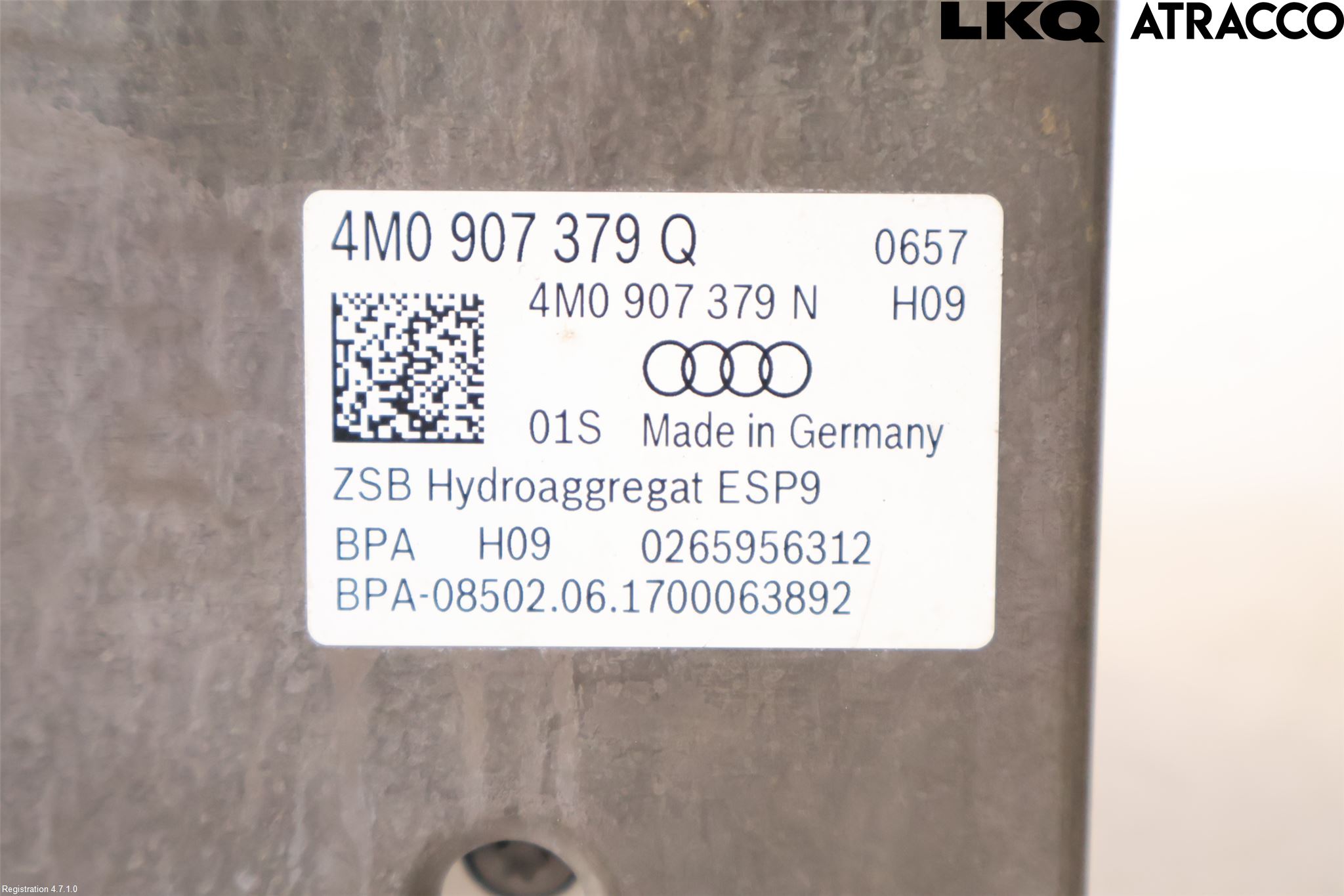 Audi Q7/SQ7 Abs Hydraulikkaggregat