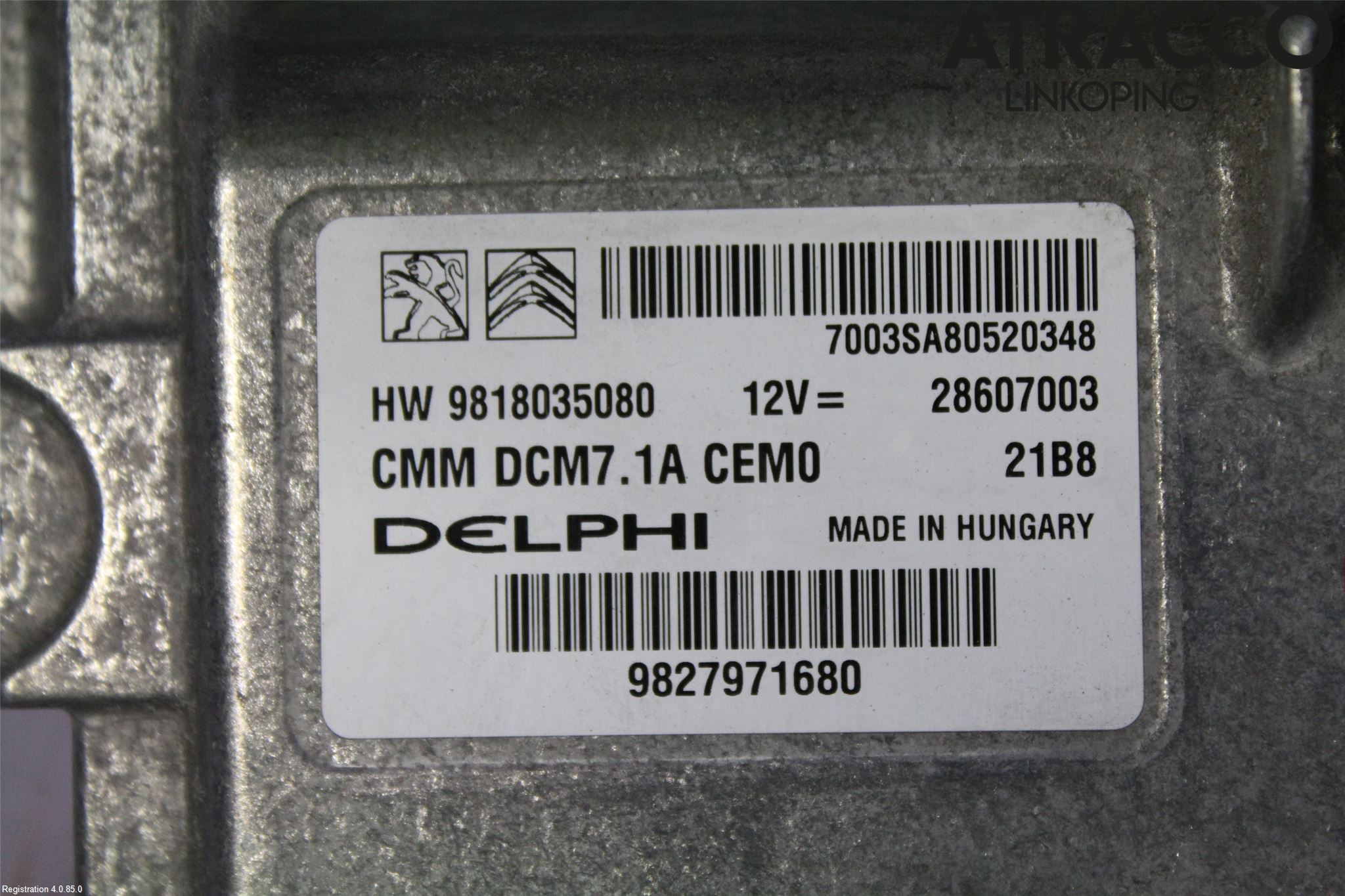 Peugeot 308 14-21 Styreenhet Dieselpumpe