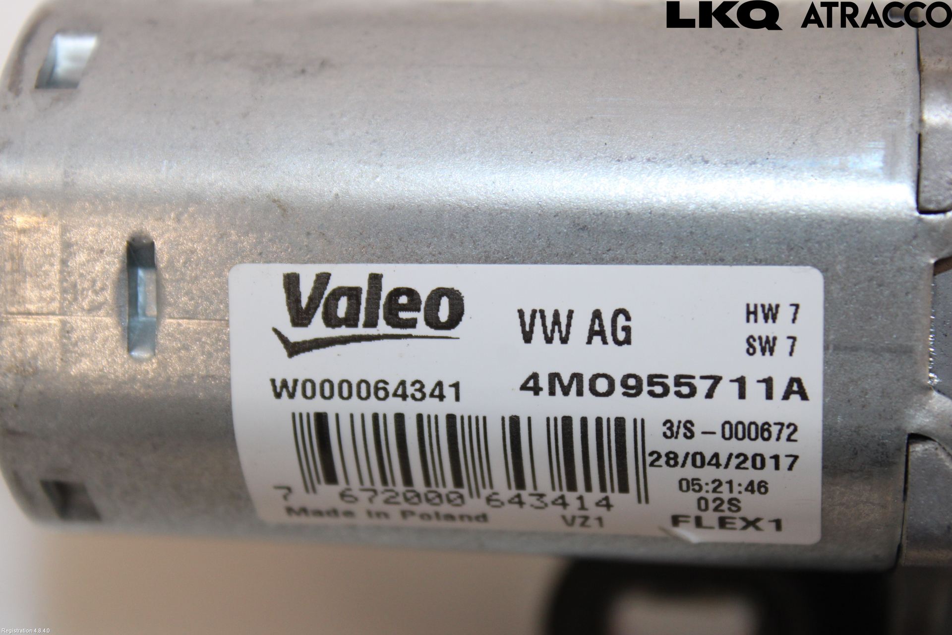 Audi A4/S4 B9 16-19 Viskermotor Bakluke