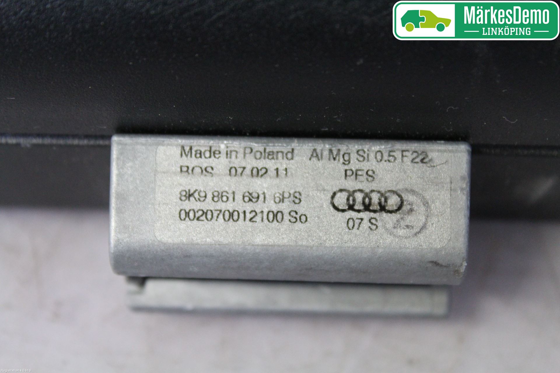 Audi A4/S4 08-11 Innr Lastforskyvningsvern