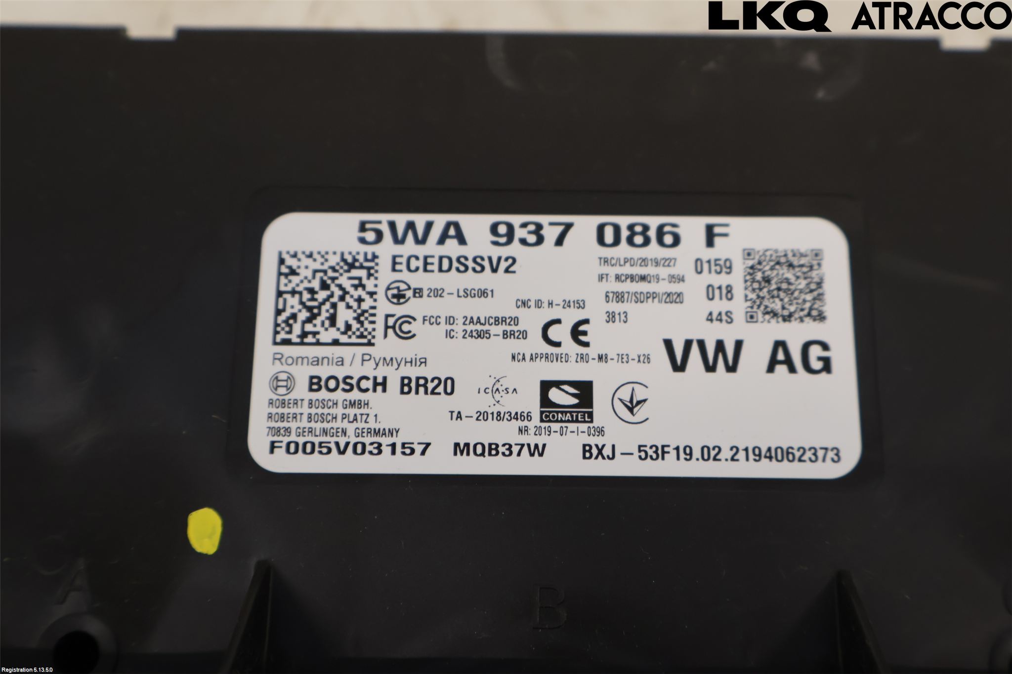 Volkswagen VW GOLF / E-GOLF VIII 20- Styreenhet Klima